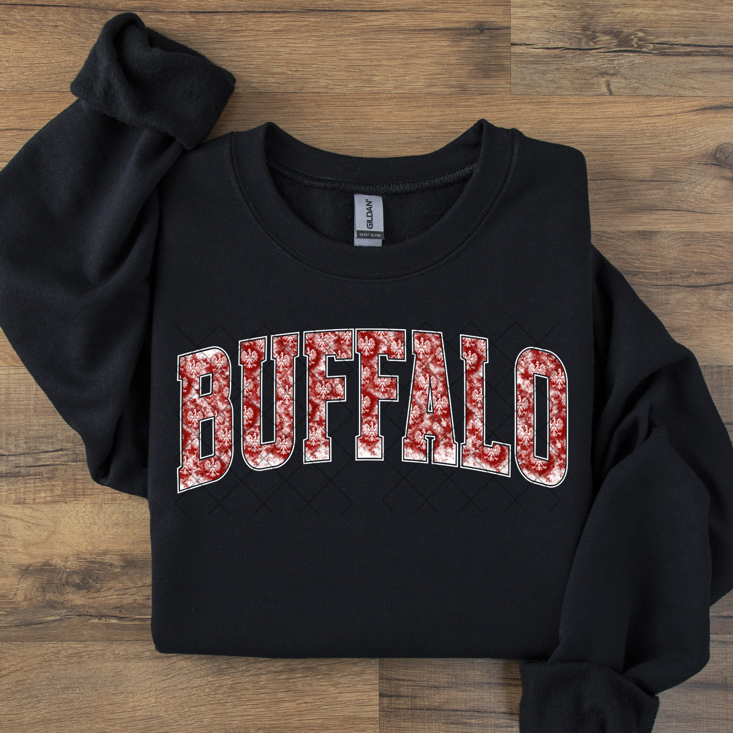 Buffalo Polish Varsity Letters DTF Transfer