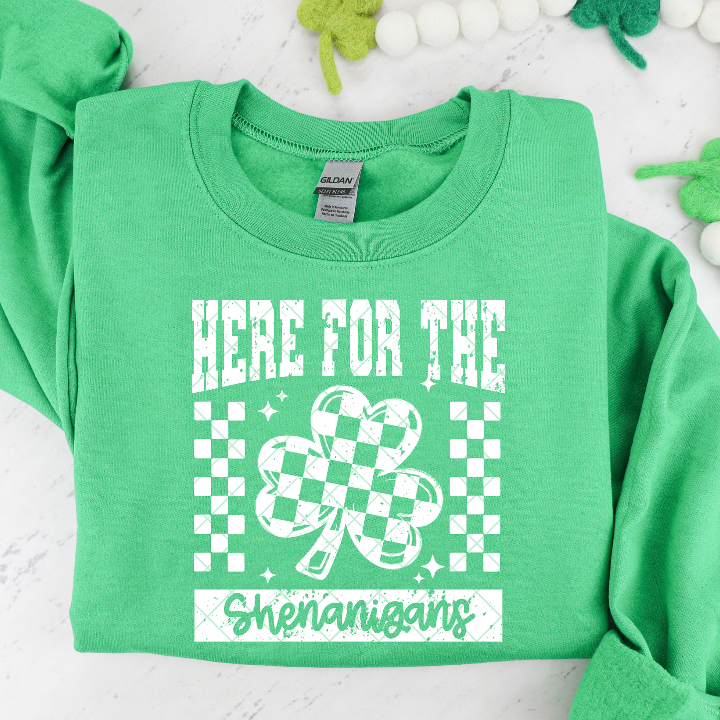 Here for the Shenanigans DTF Transfer