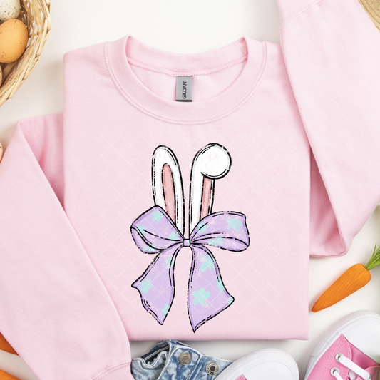 Bunny Ears Bow DTF Transfer