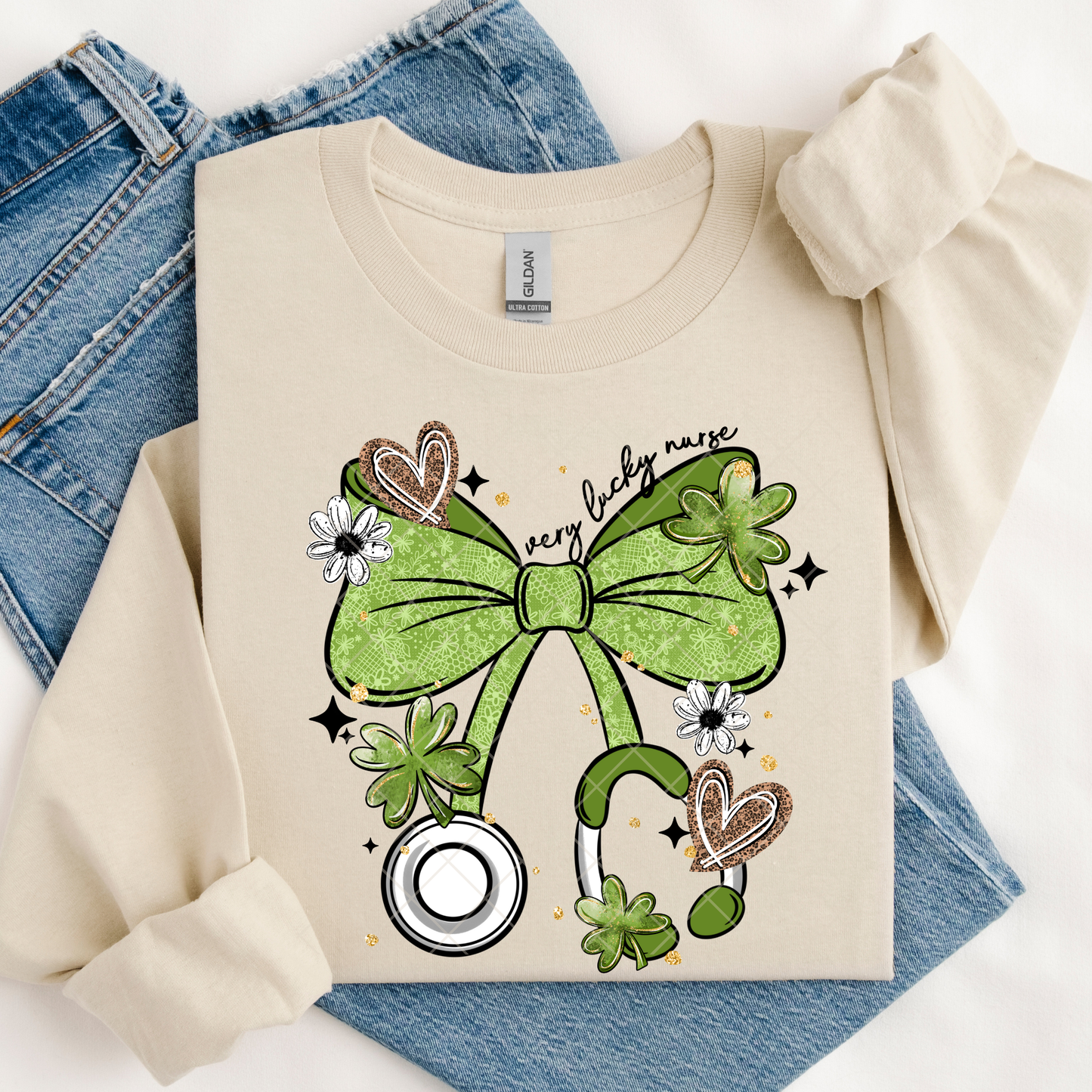 Very Lucky Nurse DTF Transfer