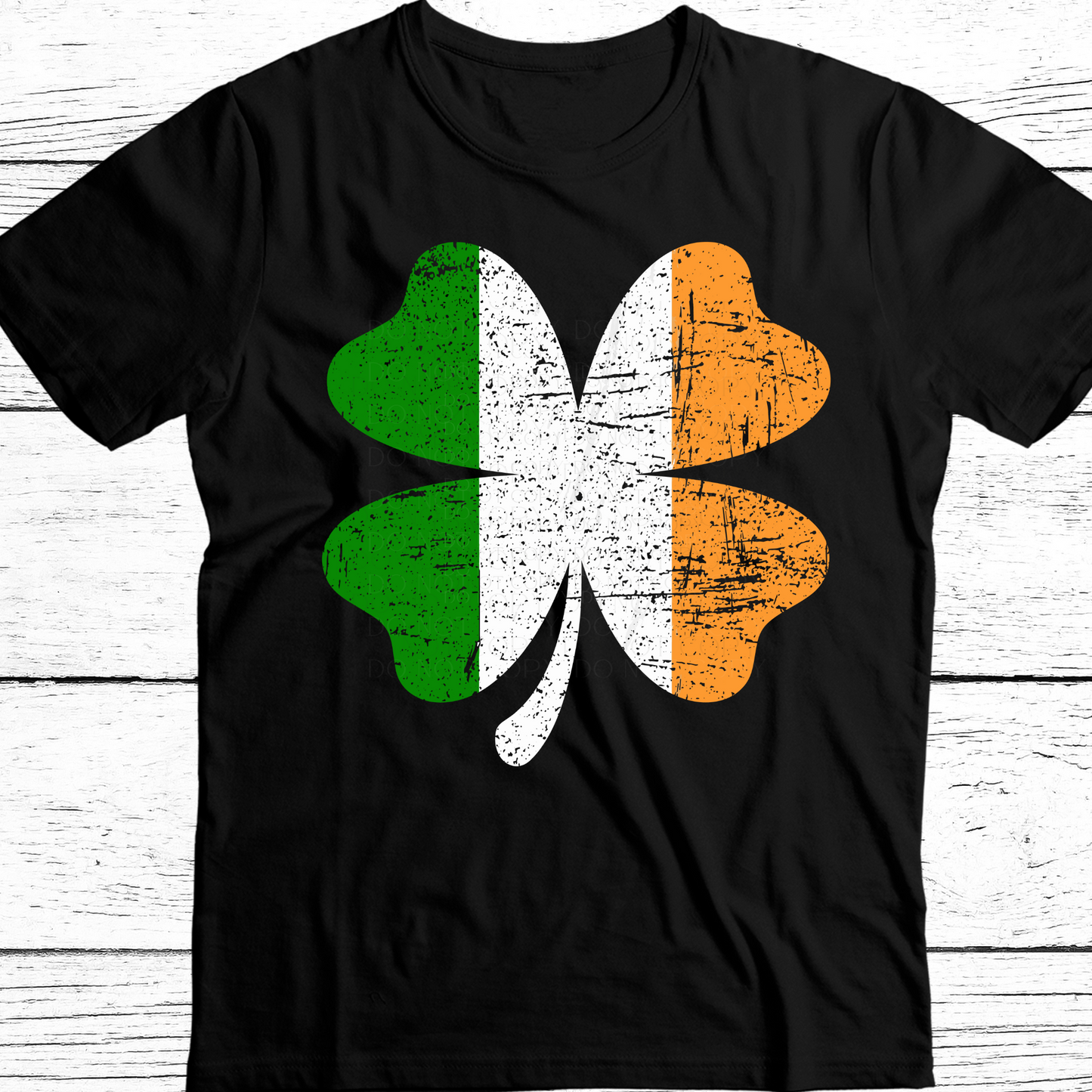 Irish Four Leaf Clover DTF Transfer