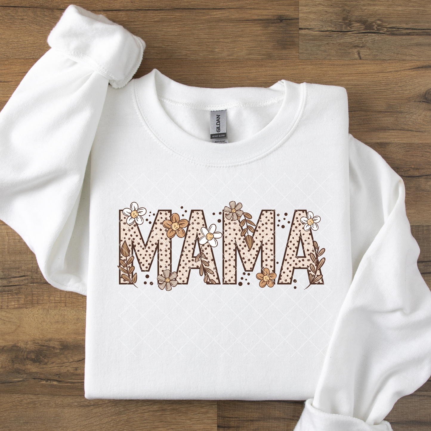 Mama with Flowers DTF Transfer