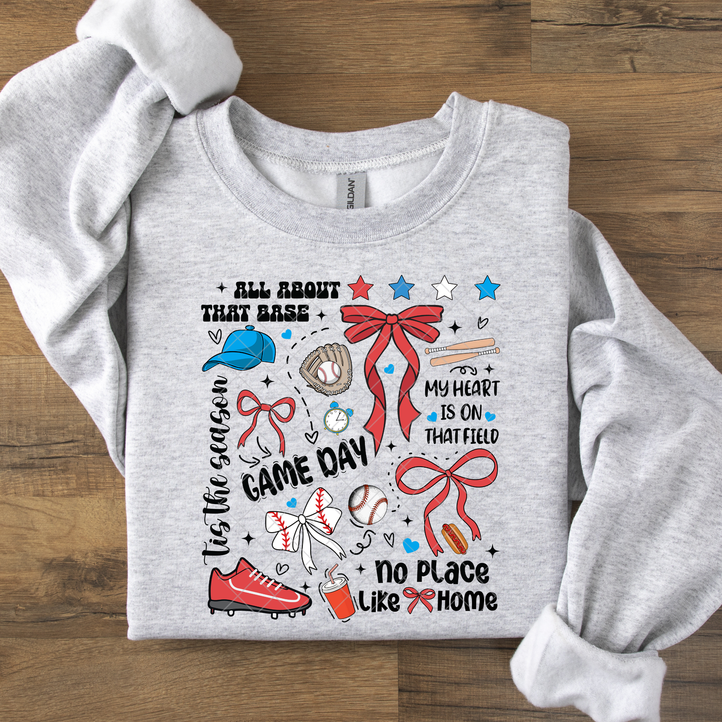 No Place Like Home Baseball Things DTF Transfer