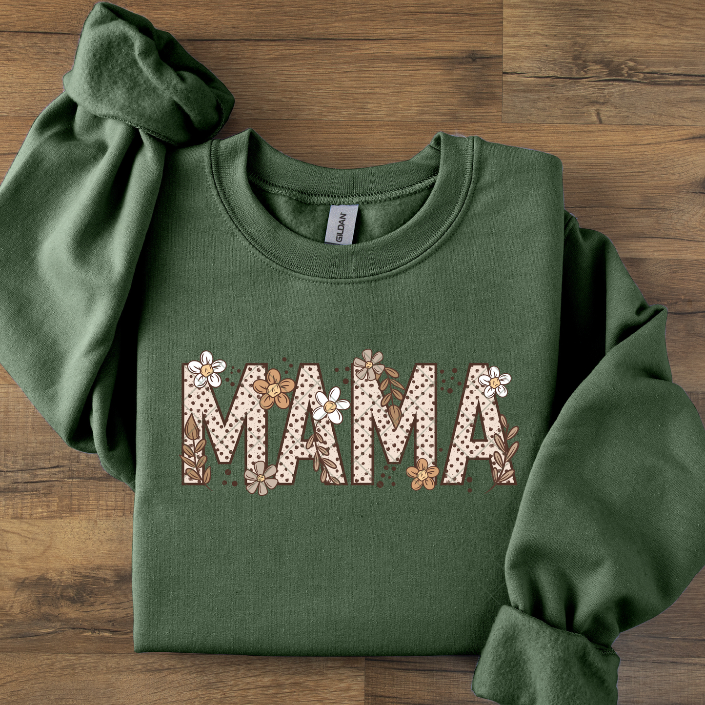 Mama with Flowers DTF Transfer