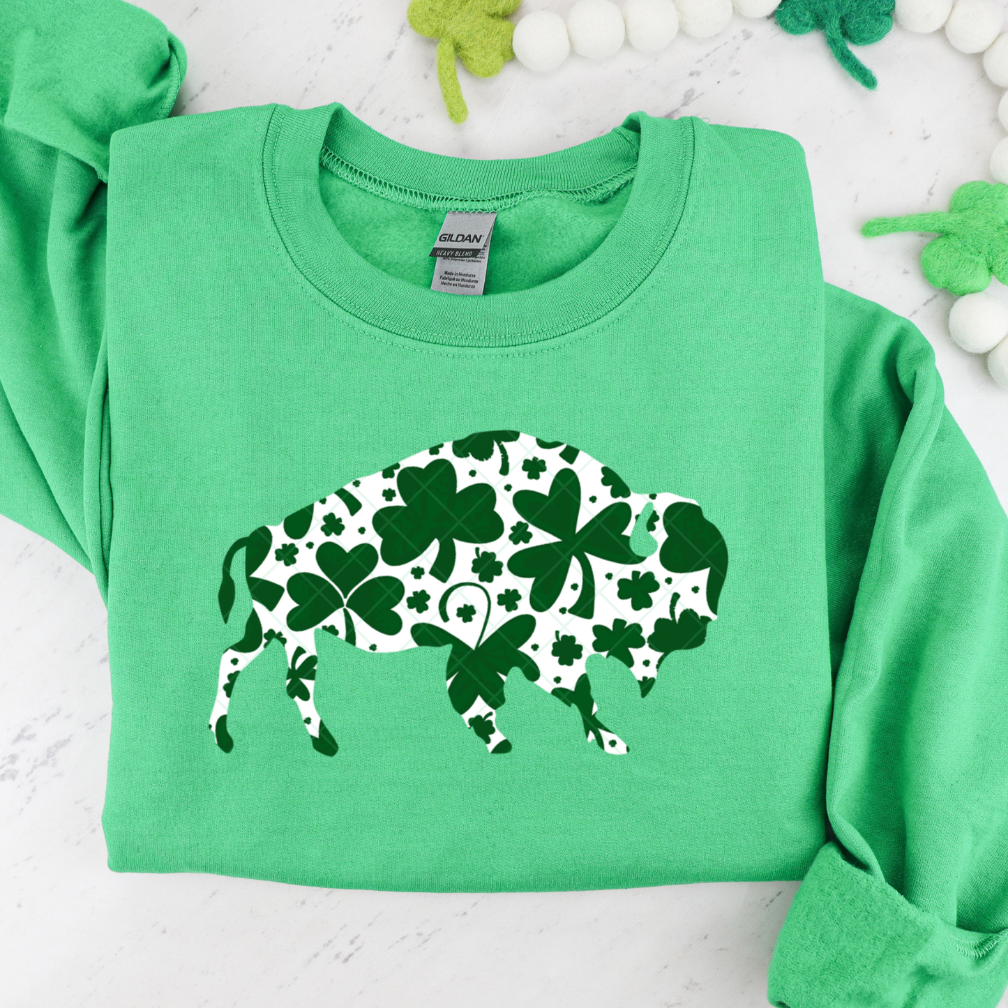 Buffalo Big Shamrocks DTF Transfer