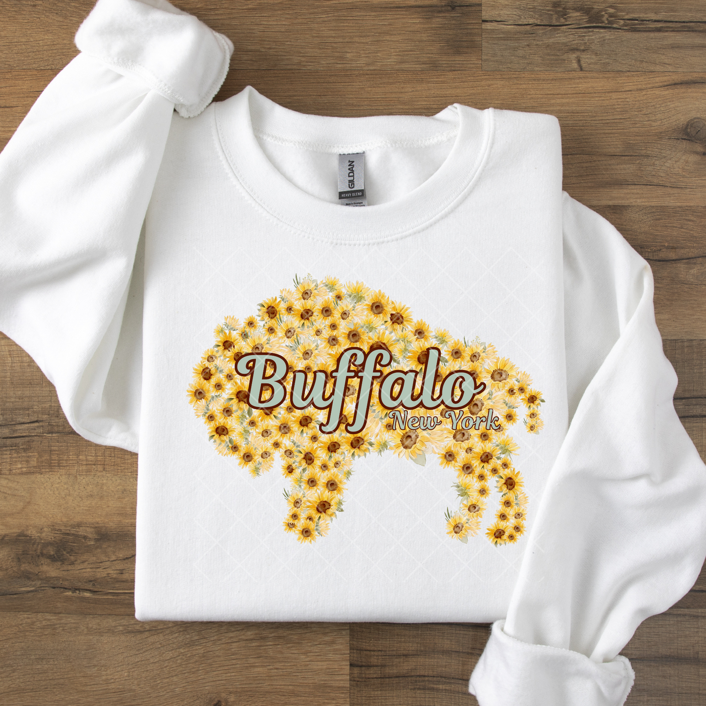 Buffalo Sunflowers DTF Transfer