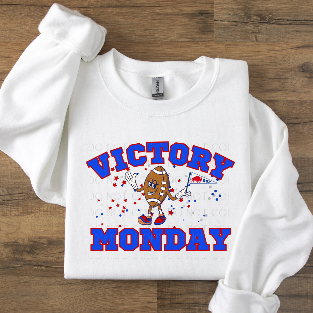Victory Monday Buffalo DTF Transfer