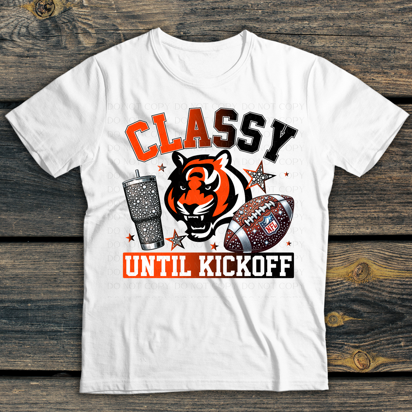 Chicago Bears Classy Until Kickoff DTF Transfer