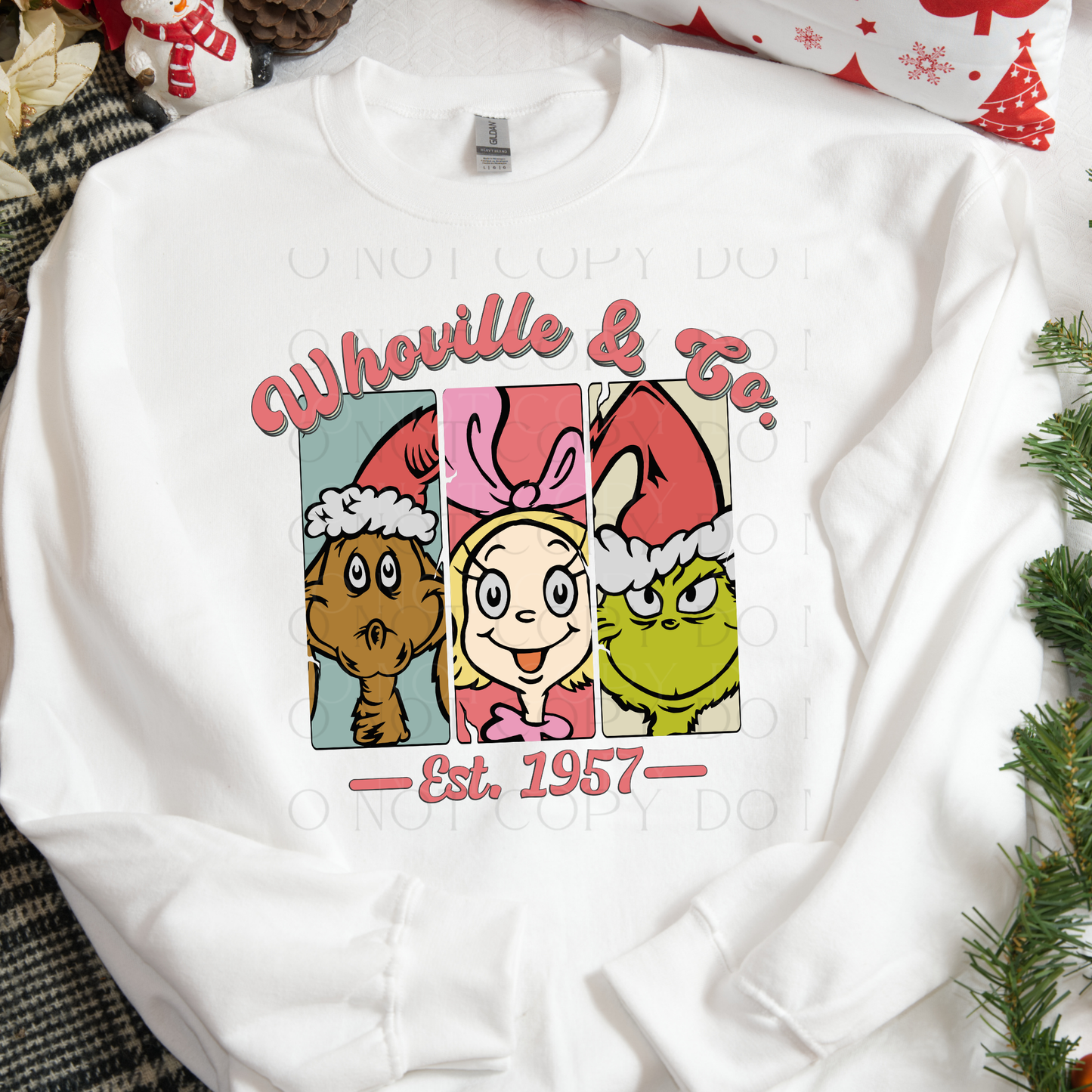 Whoville and CO Christmas DTF Transfer