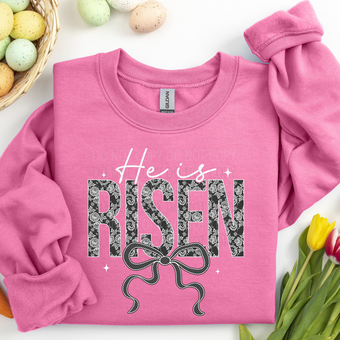 He Is Risen Easter DTF Transfer