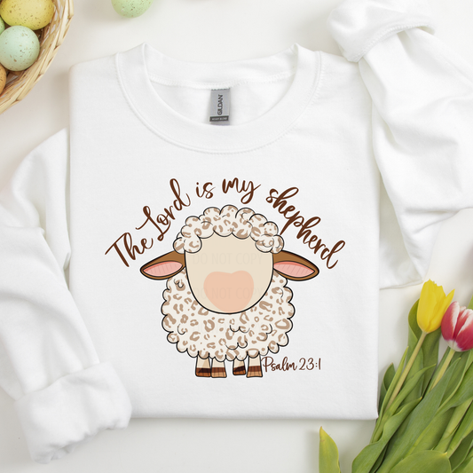 The Lord Is My Shepherd Easter Sheep DTF Transfer