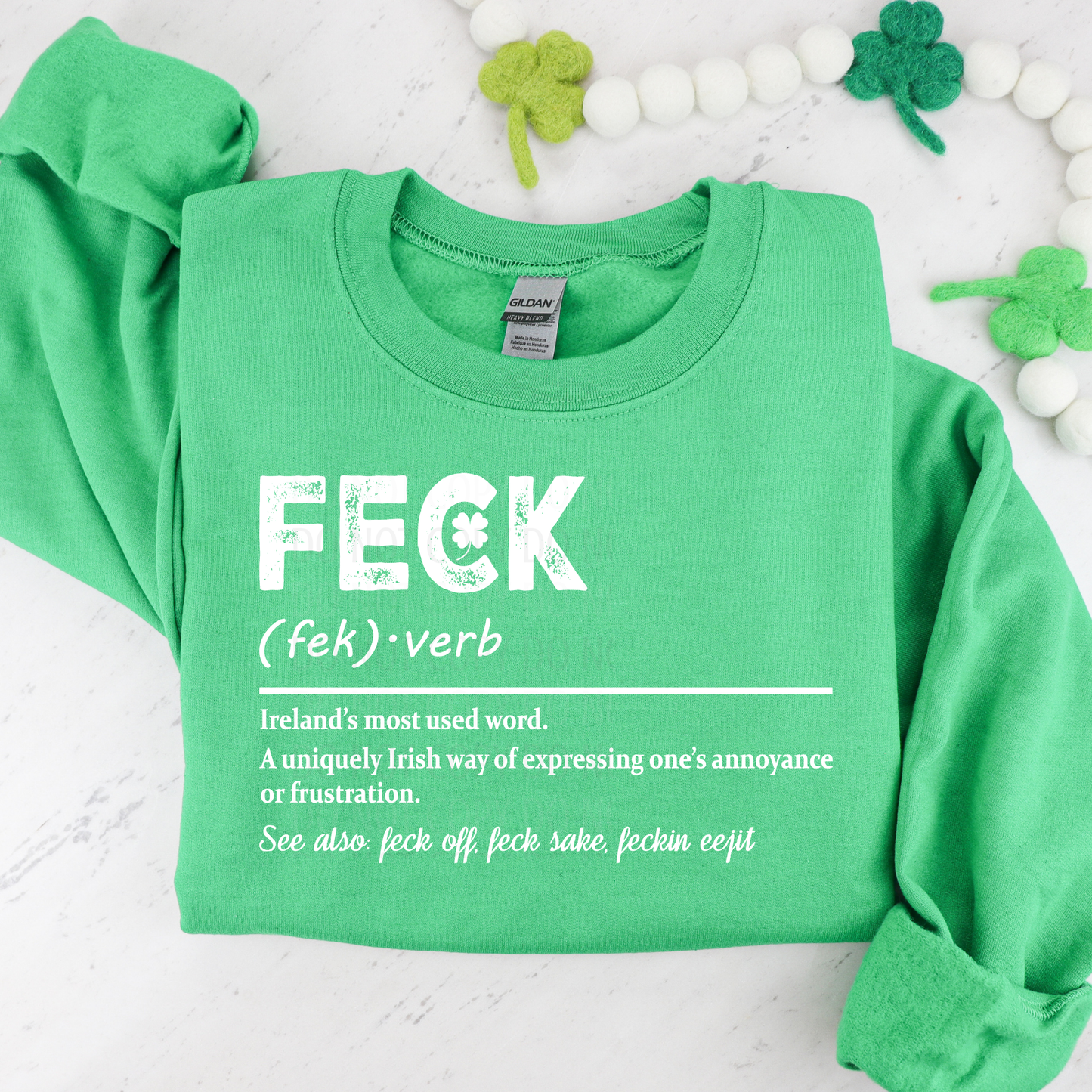 Feck Definition Irish DTF Transfer