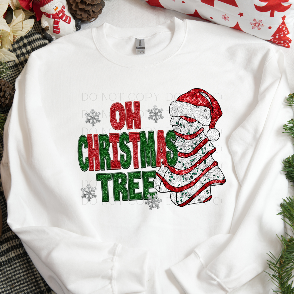 Oh Christmas Tree DTF Transfer