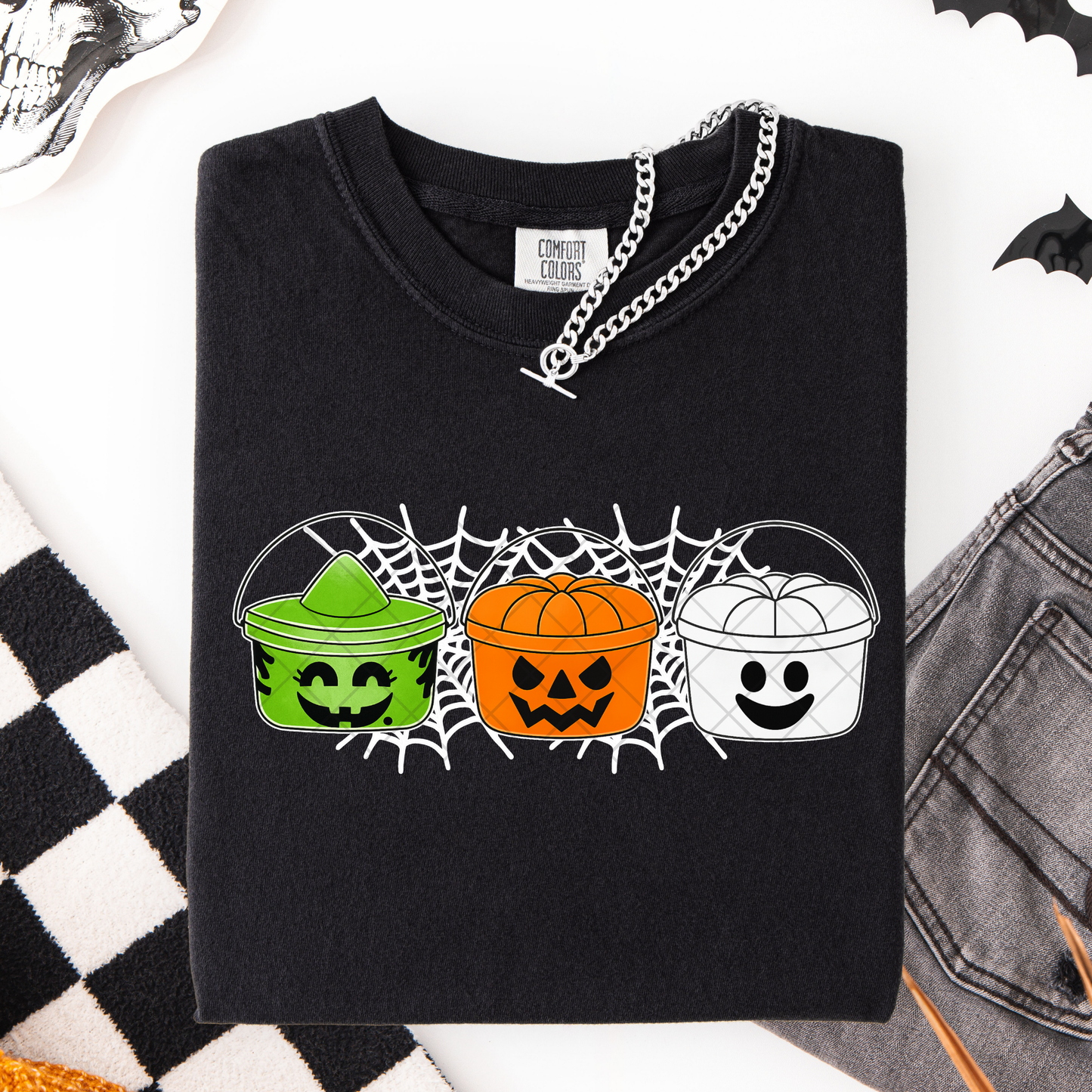 Trick or Treat Buckets DTF Transfer
