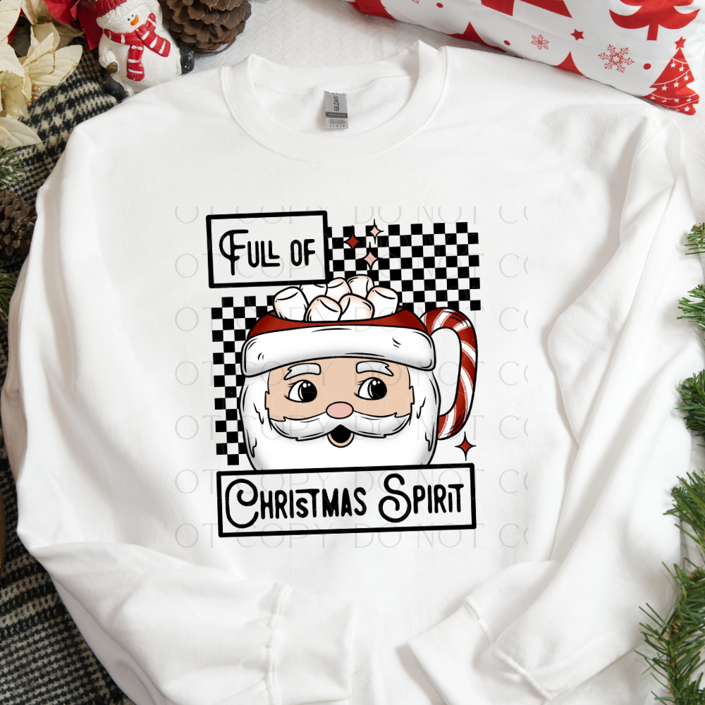 Full of Christmas Spirit DTF Transfer