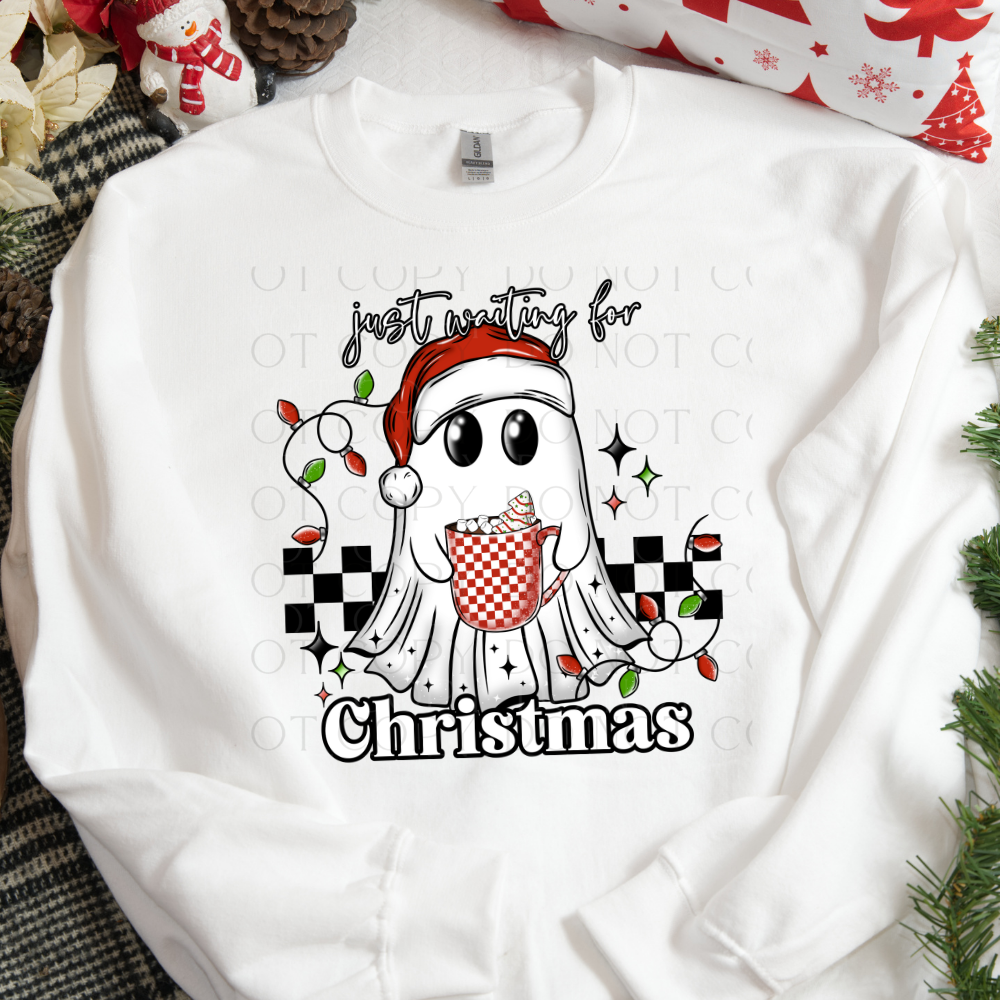 Just Waiting for Christmas DTF Transfer