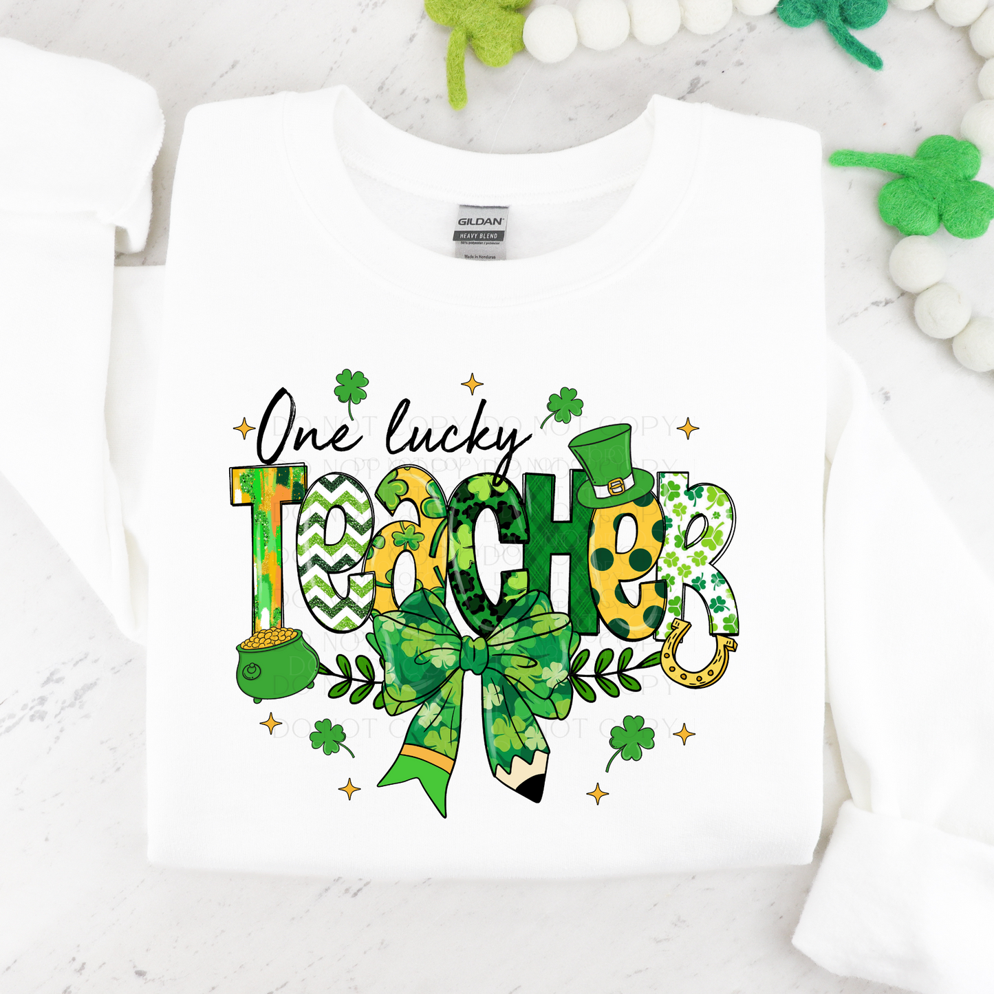 Lucky Teacher DTF Transfer