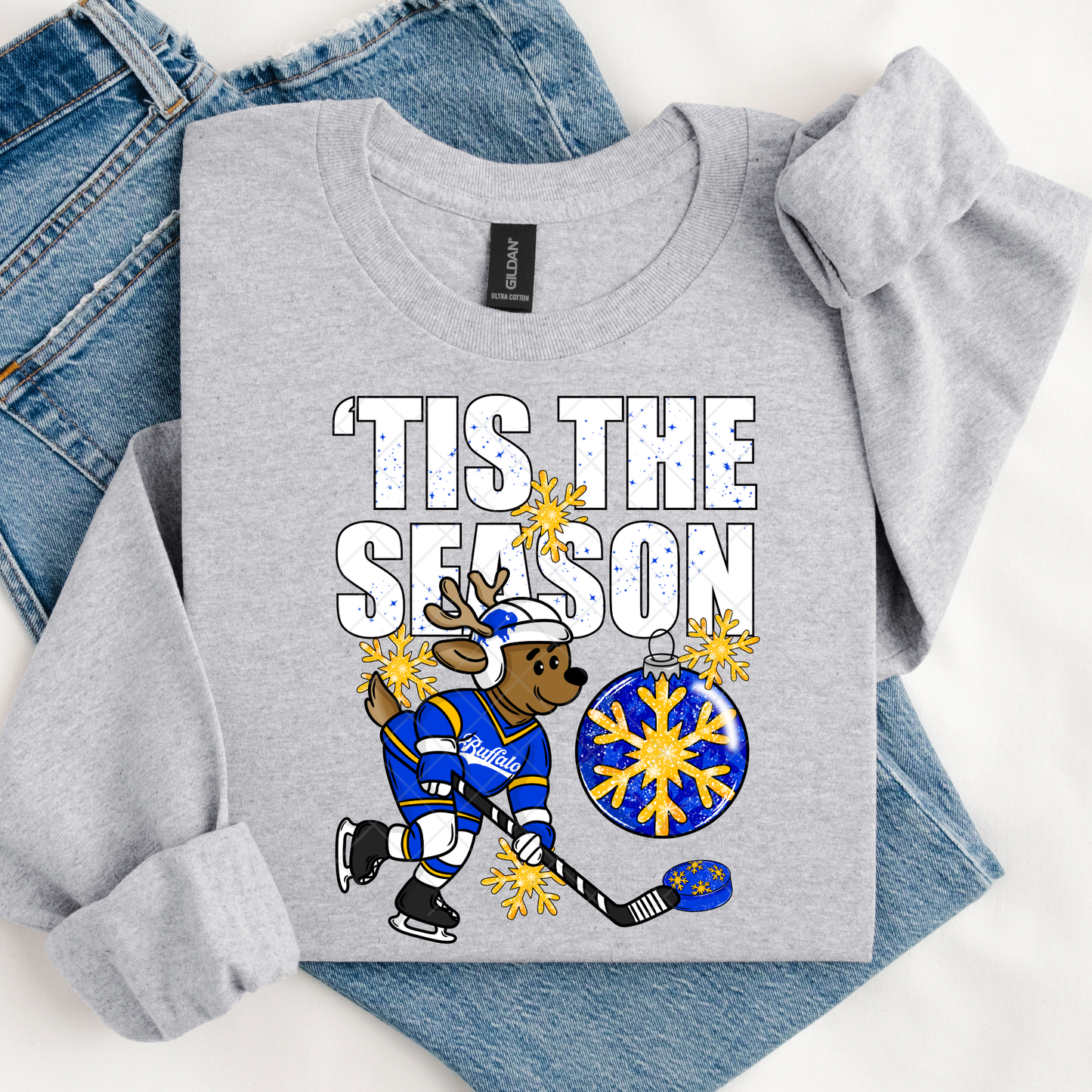 Tis the Season Buffalo Hockey DTF Transfer
