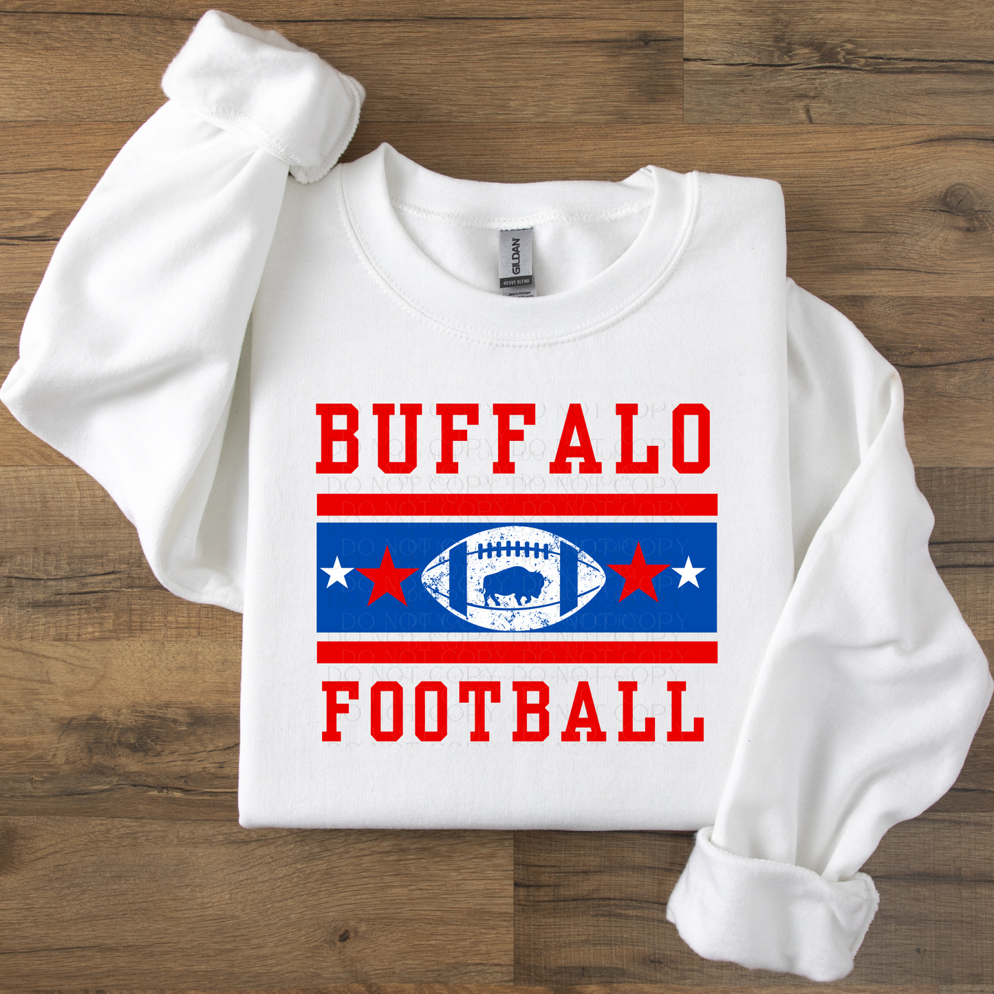 Buffalo Football Stripe DTF Transfer