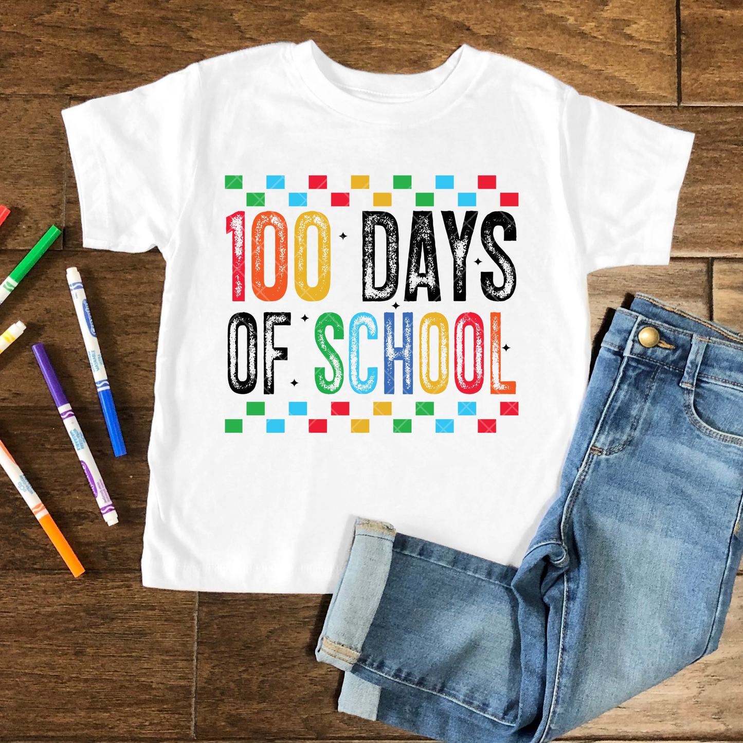 100 Days of School DTF Transfer