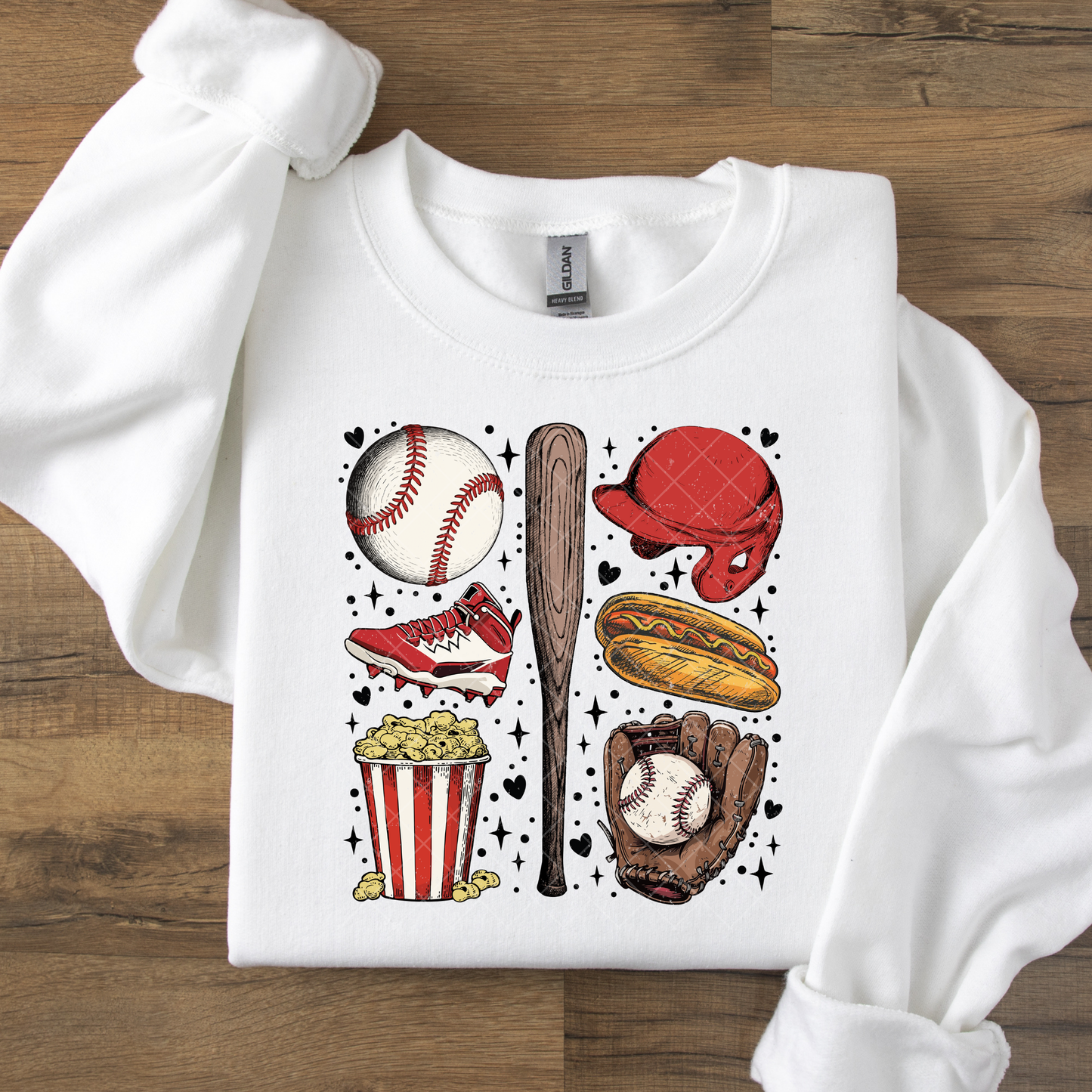 Baseball Things DTF Transfer