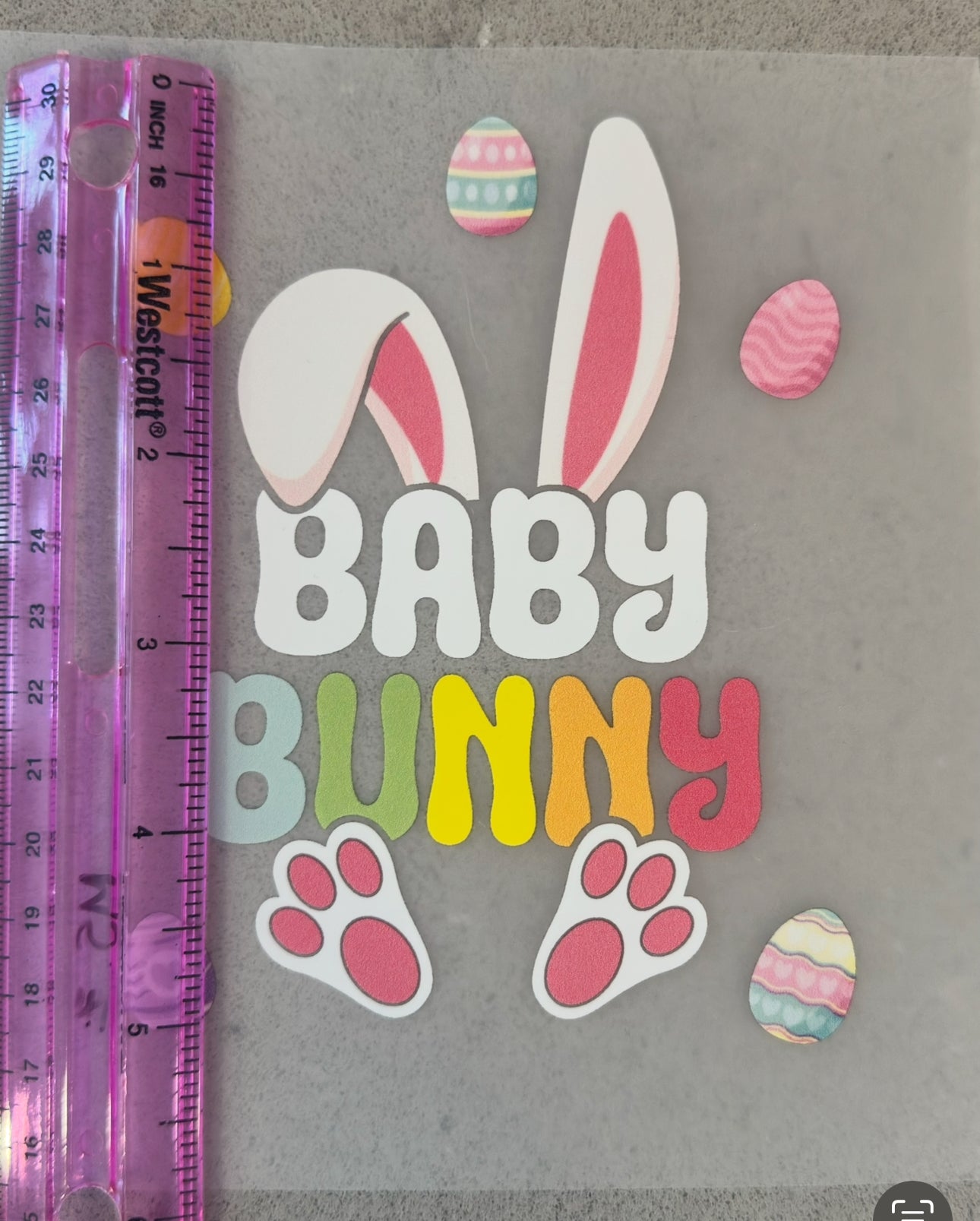 Destash Easter Baby Bunny 2 for $1 DTF Transfer