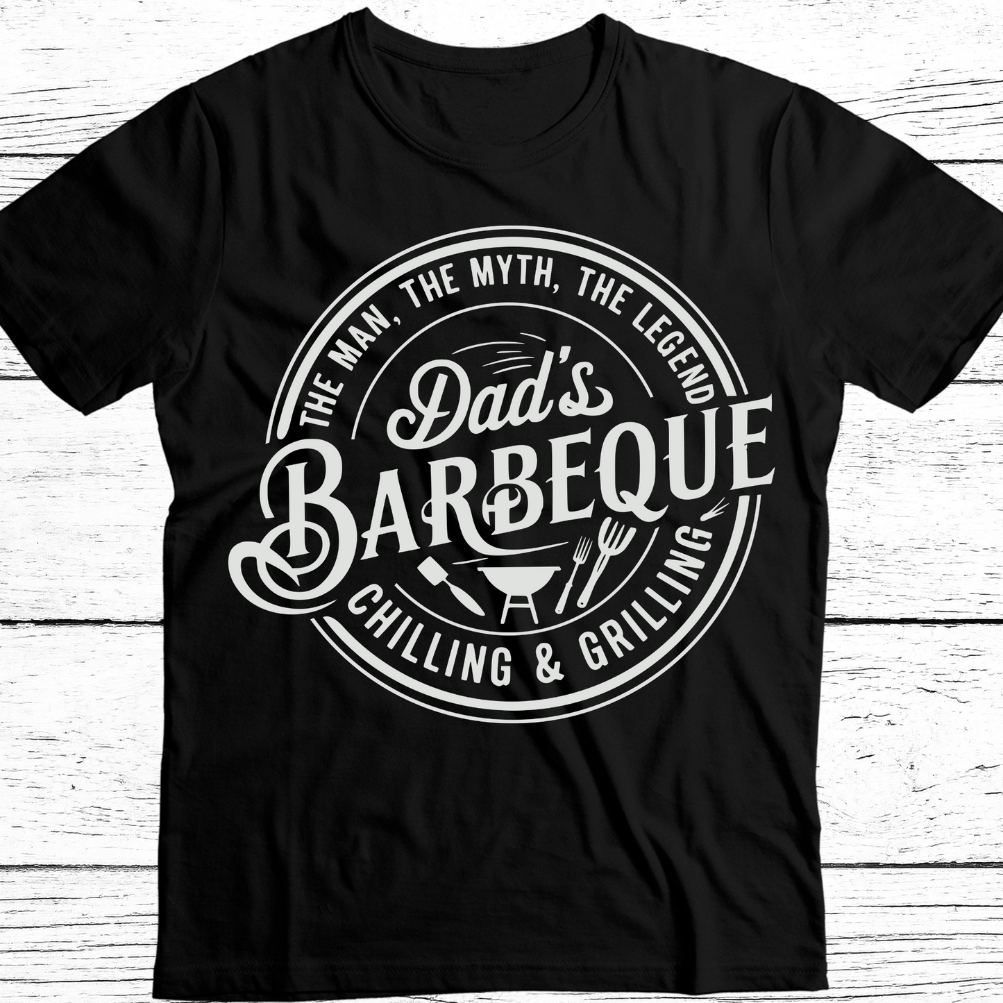 Dad's Barbeque DTF Transfer