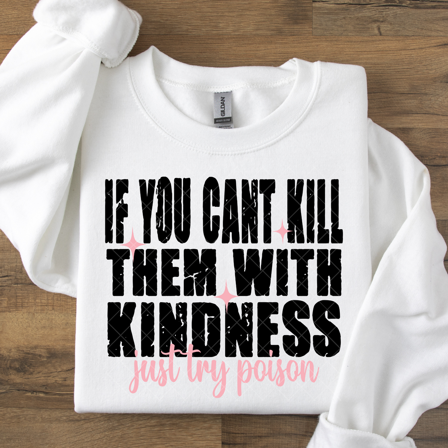 I Can't Kill Them With Kindness Funny DTF Transfer
