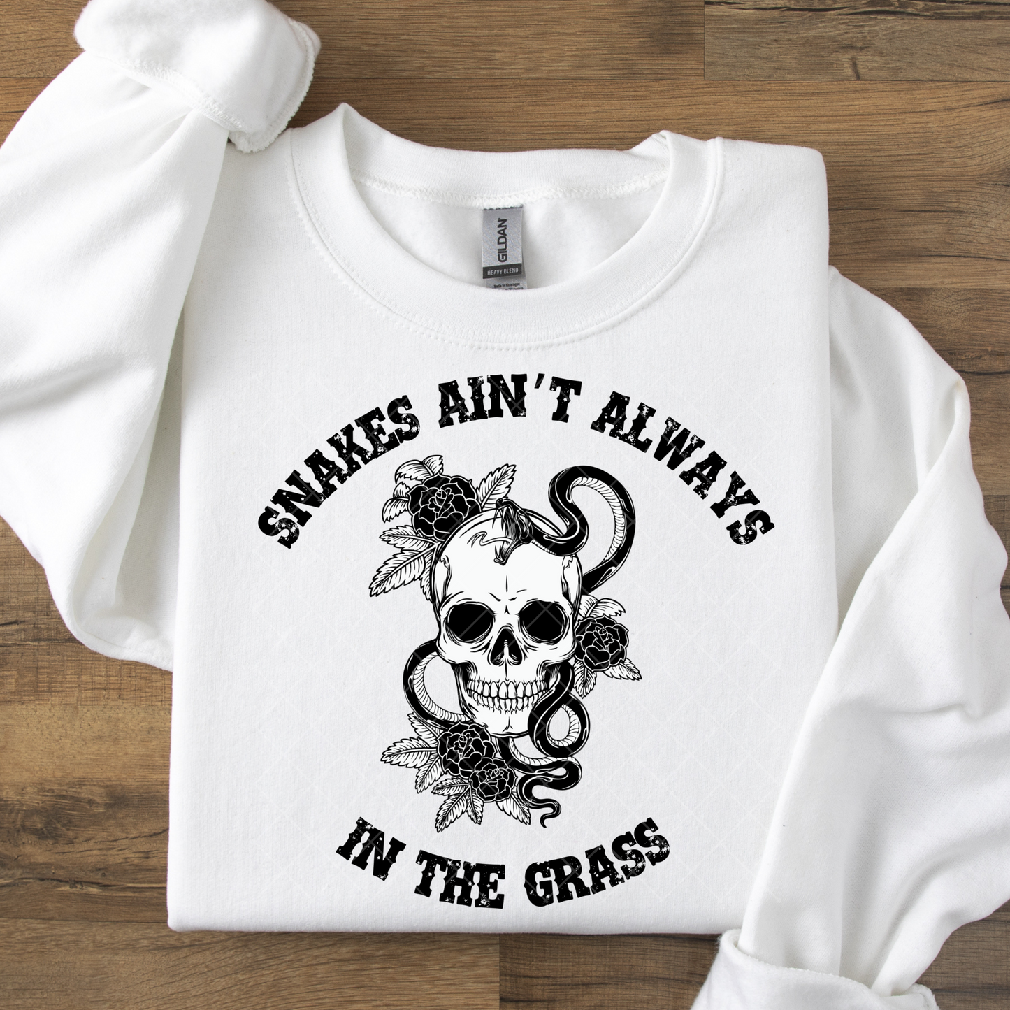 Snakes Ain't Always in the Grass DTF Transfer