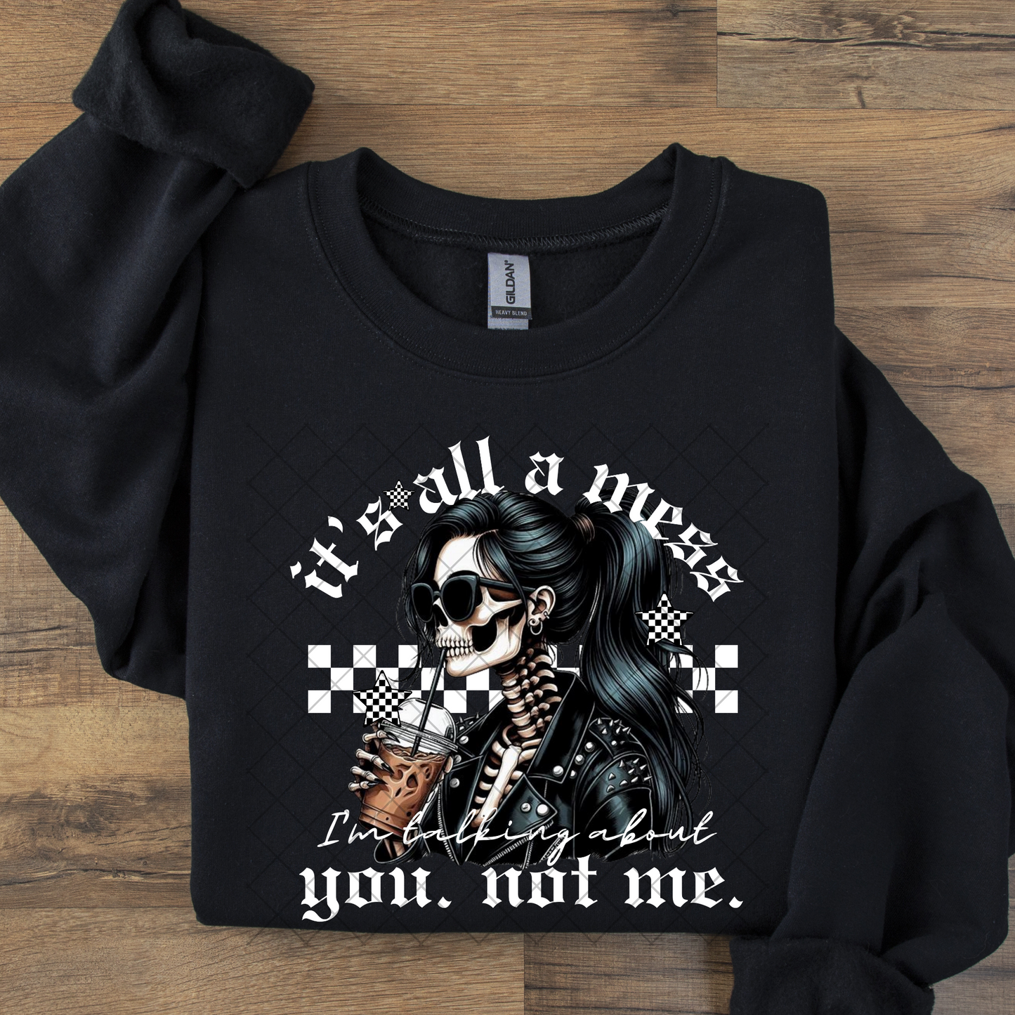 Finished Sweatshirt, Build a Tee, Create Your Own Shirt, Crewneck Pressed For You, Custom