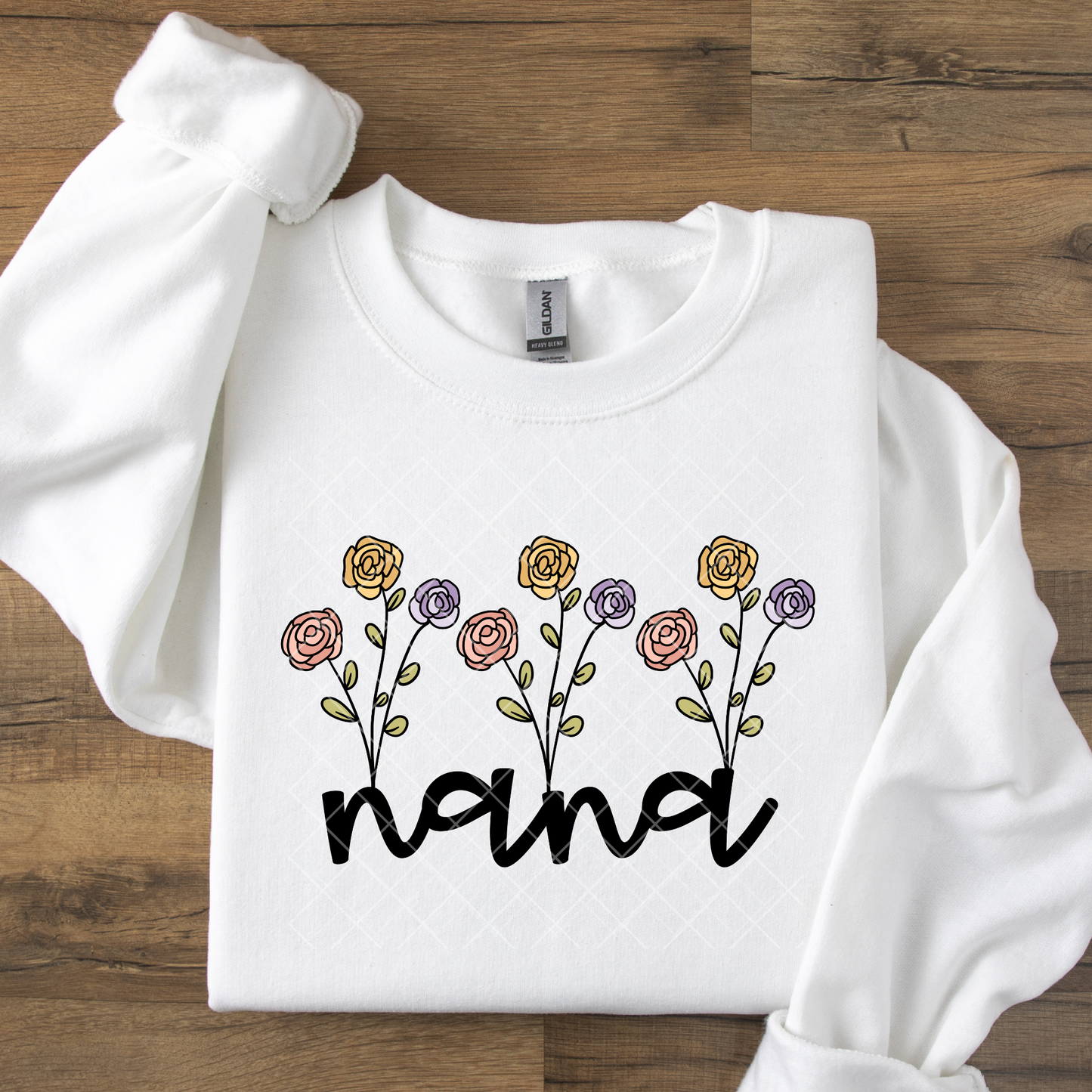 Nana Cute and Dainty Floral DTF Transfer