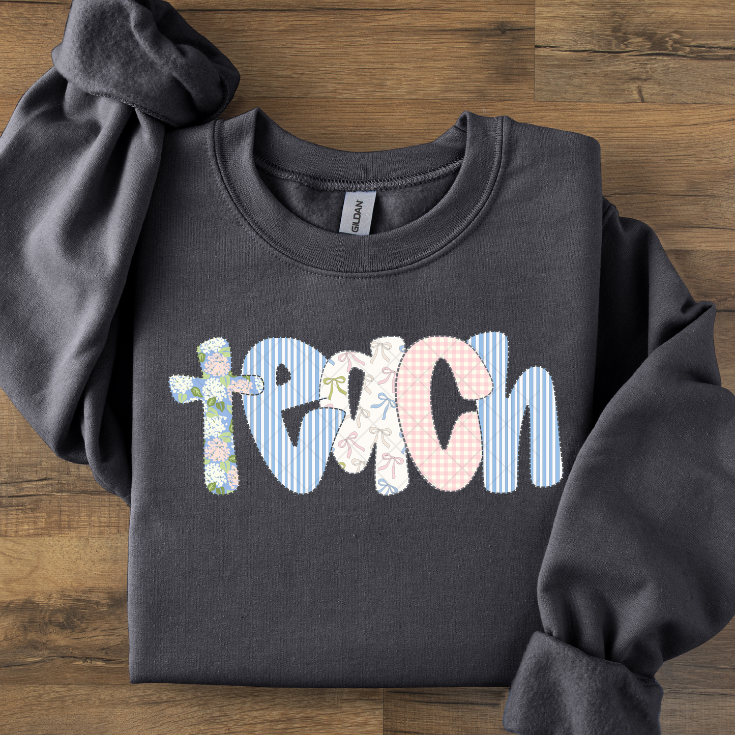 Teach Pastel Spring Design DTF Transfer