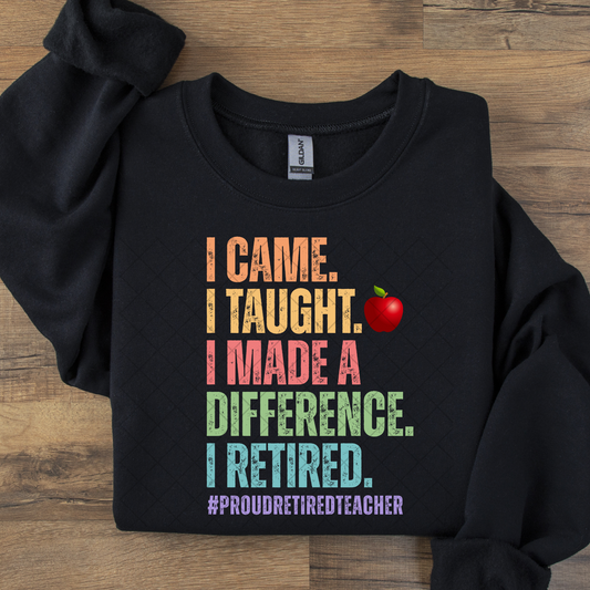 Teacher Retiring DTF Transfer