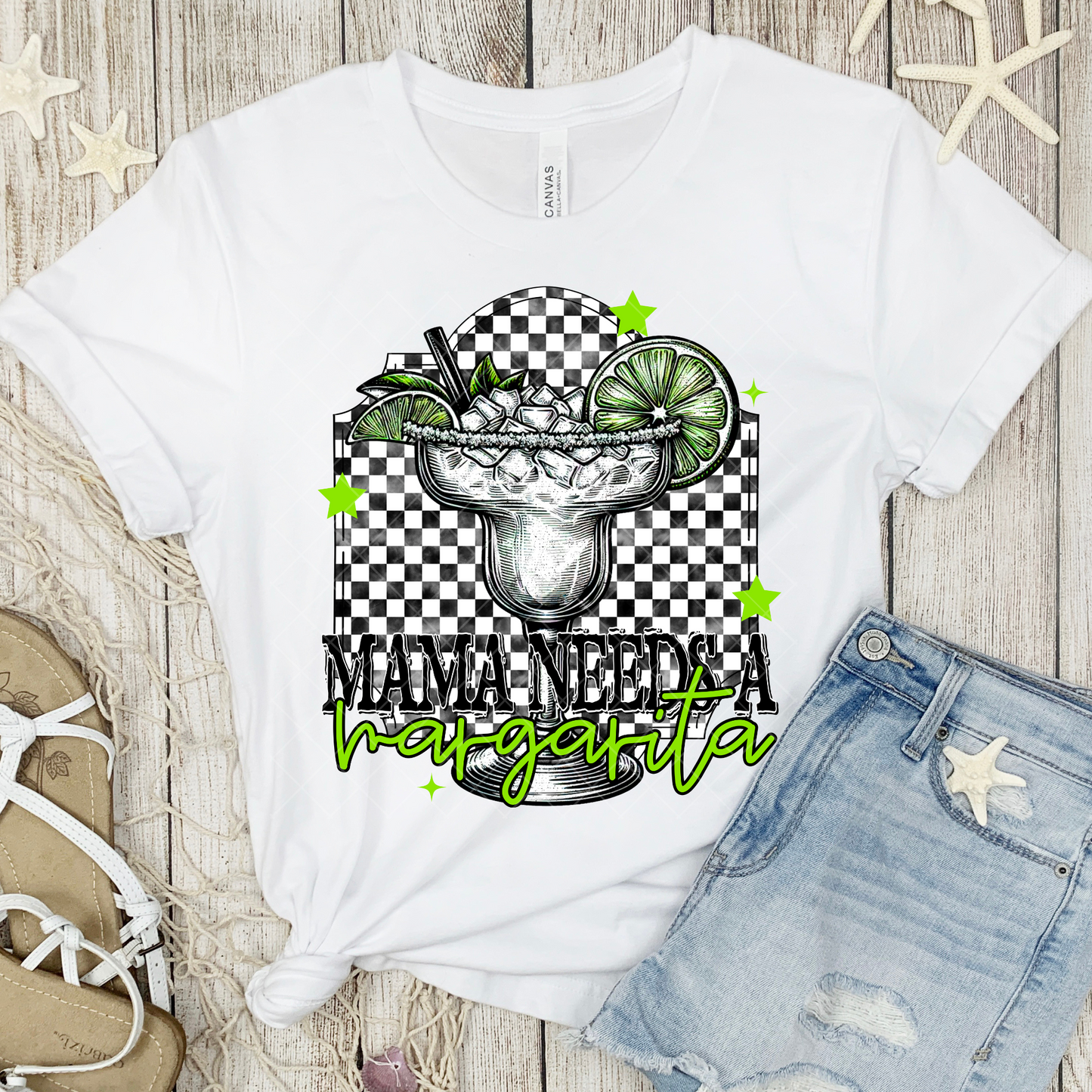 Mama Needs a Margarita DTF Transfer
