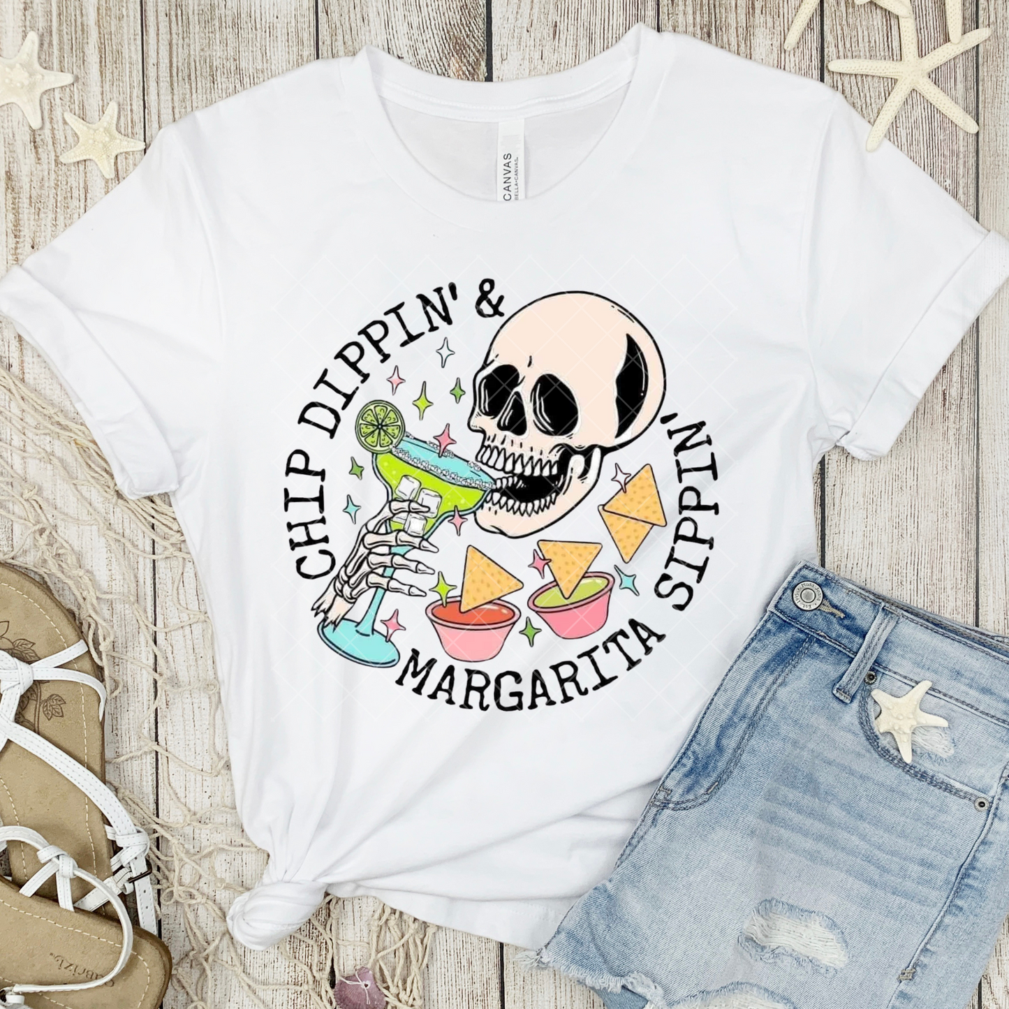 Chip Dippin Margarita Sippin DTF Transfer