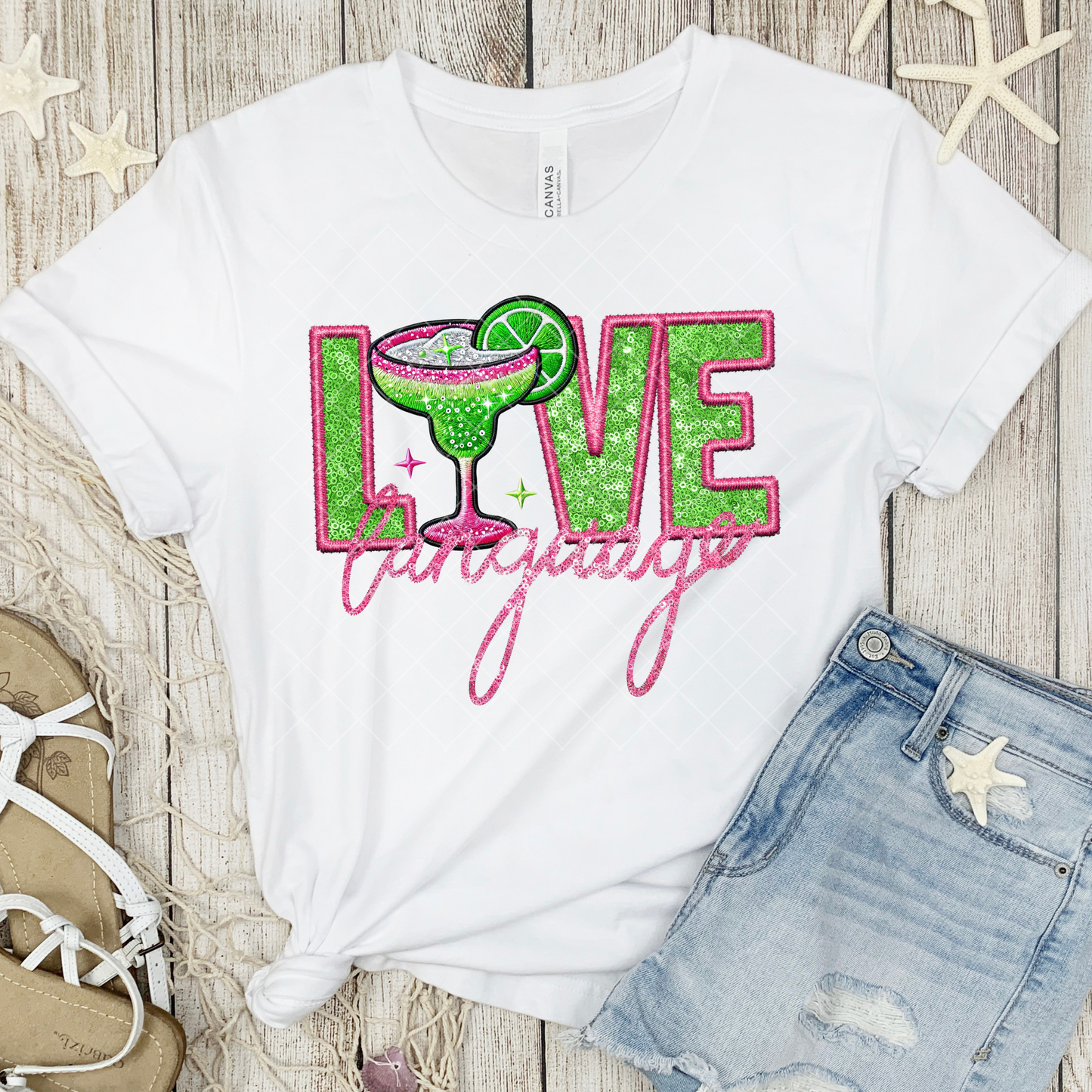 Margarita Love Language DTF Transfer