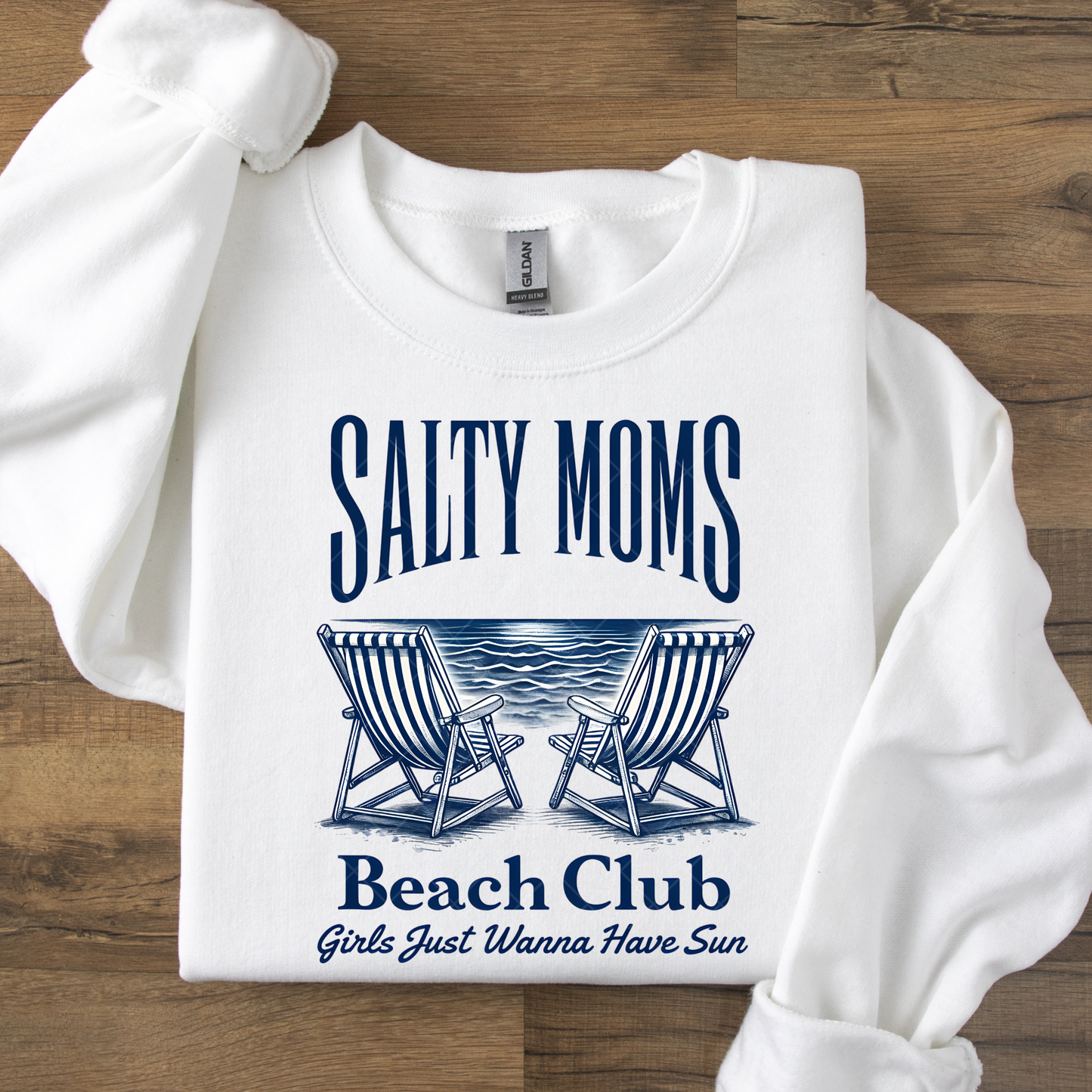 Salty Moms Beach Club DTF Transfer