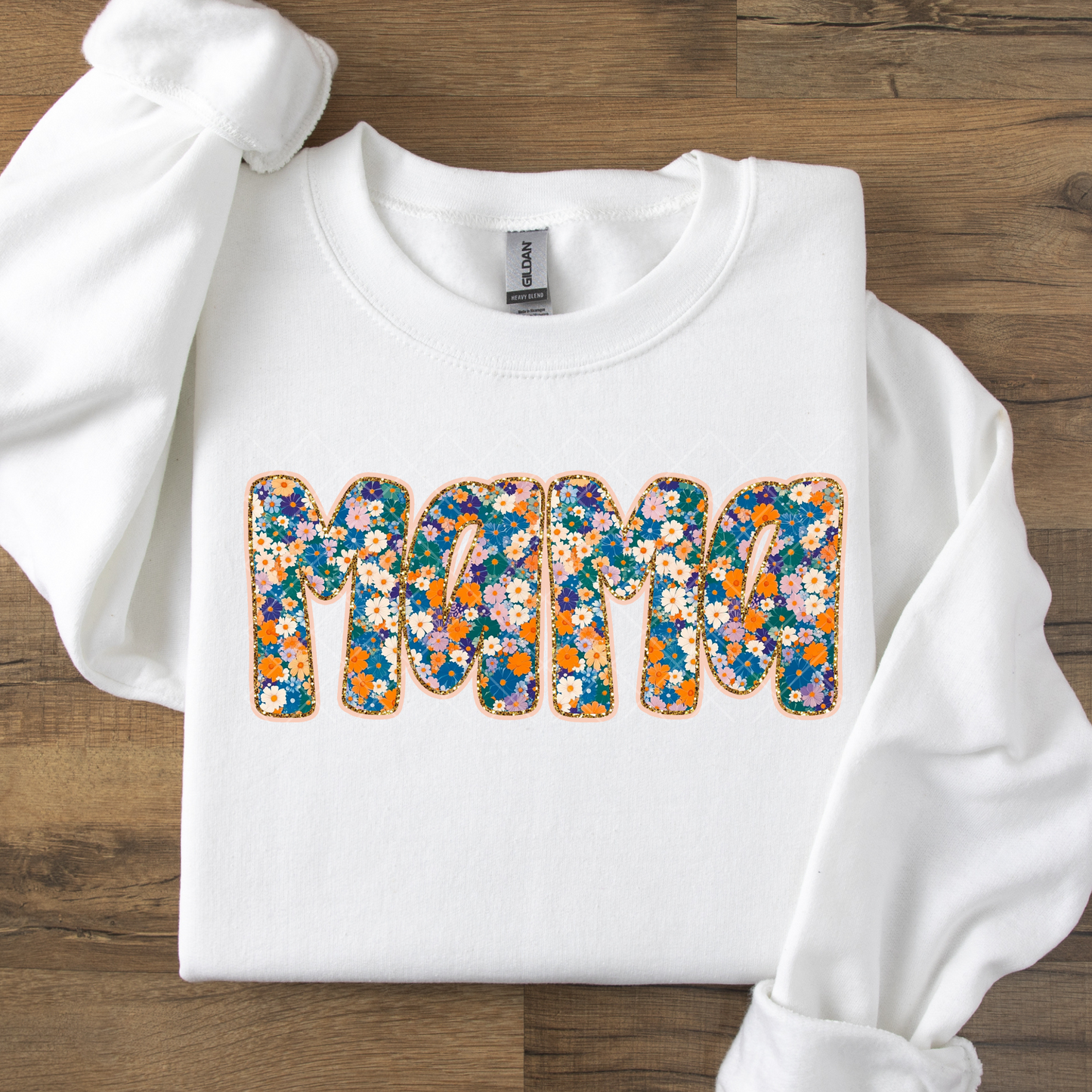 Mama Colorful Floral DTF Transfer