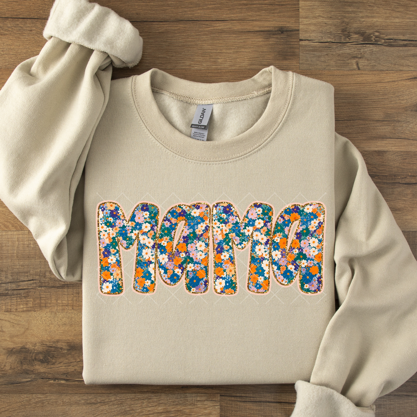 Mama Colorful Floral DTF Transfer