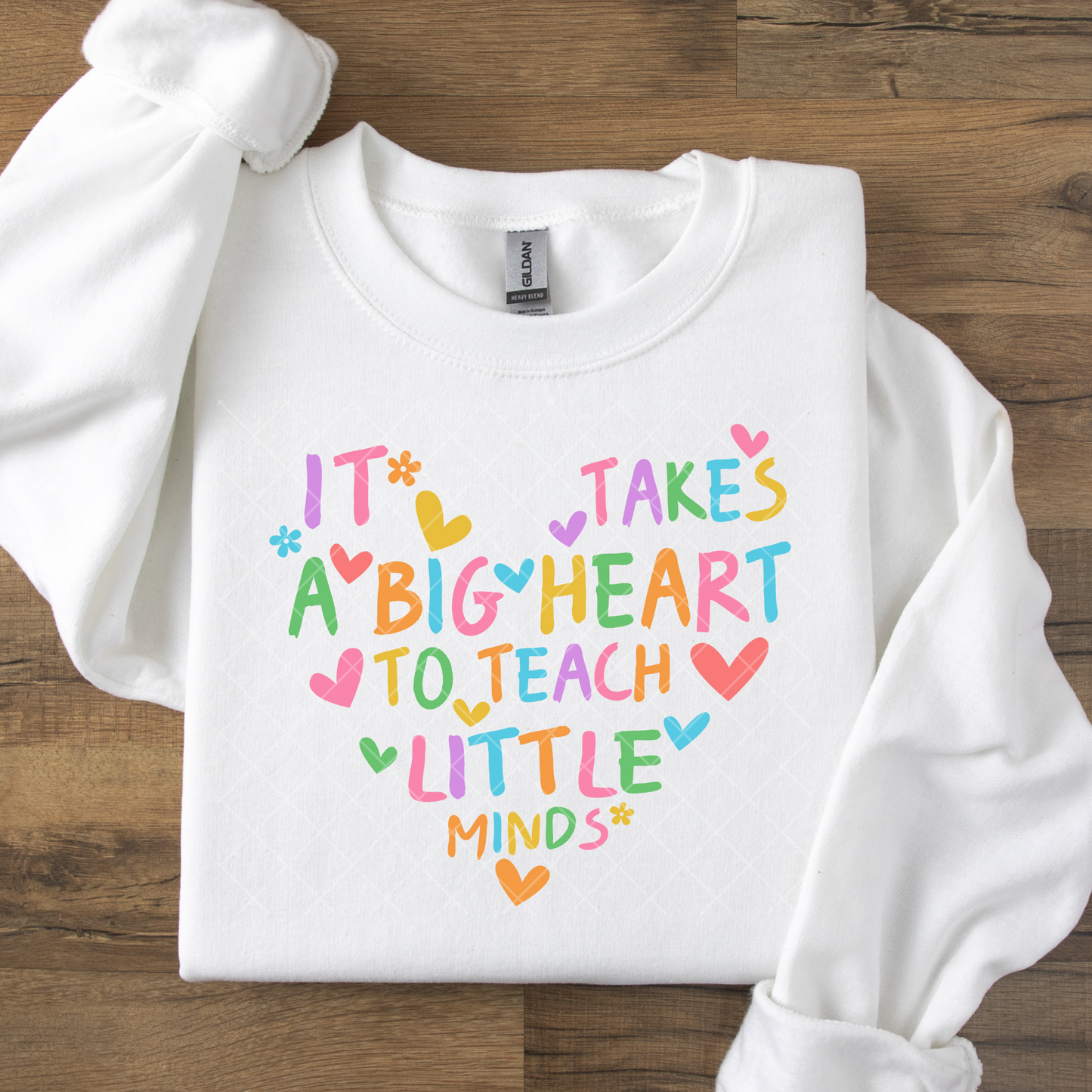 Teacher Heart DTF Transfer