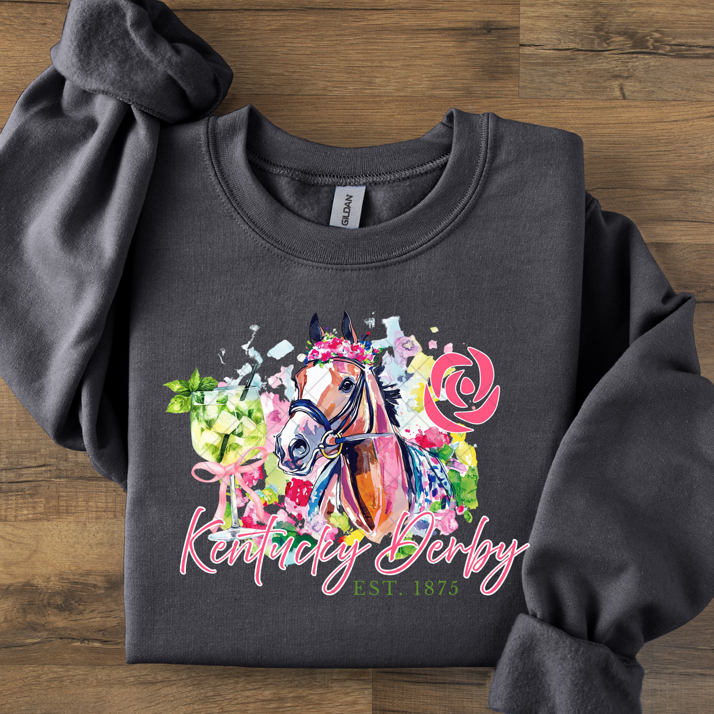 The Kentucky Derby Colorful DTF Transfer