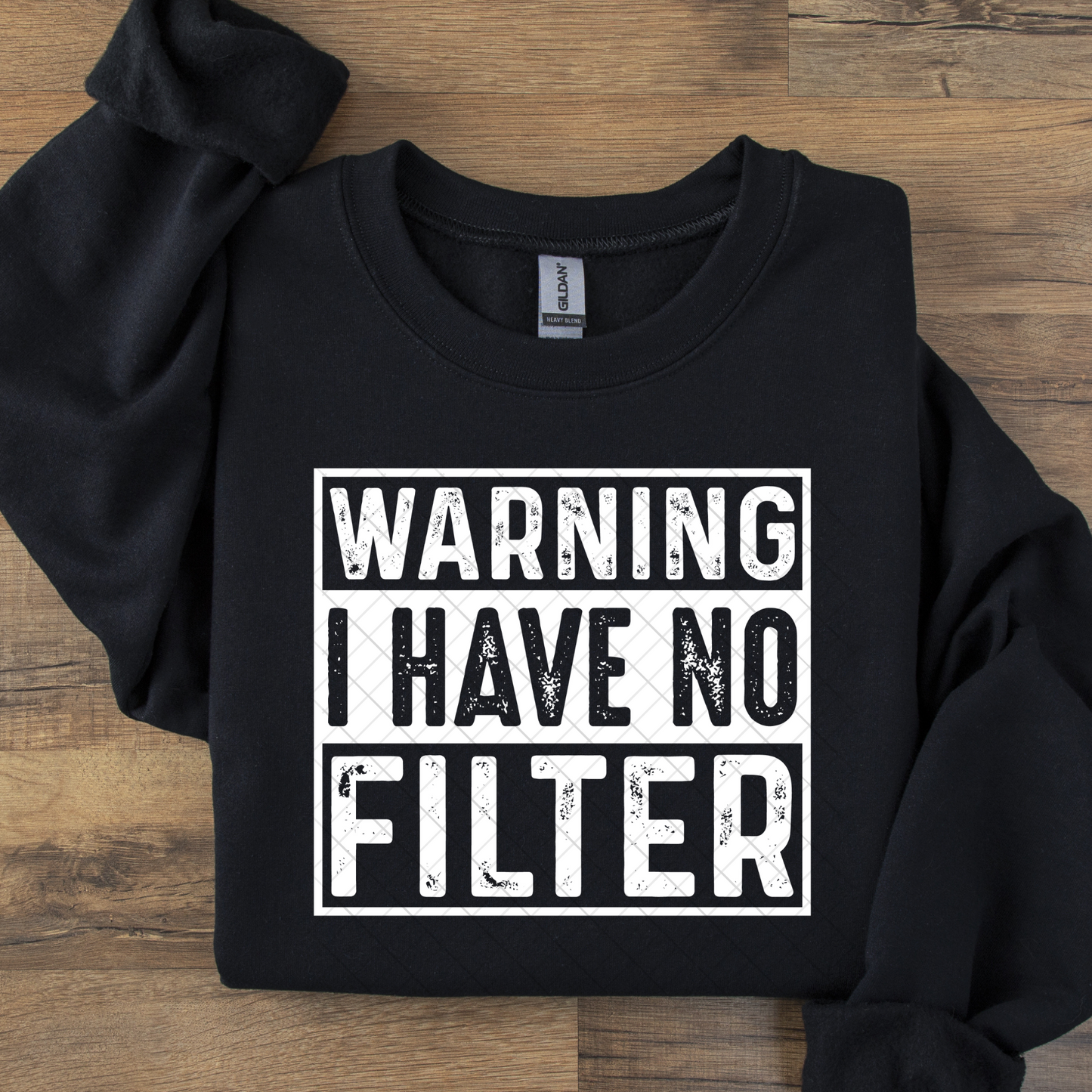 Warning I Have No Filter DTF Transfer