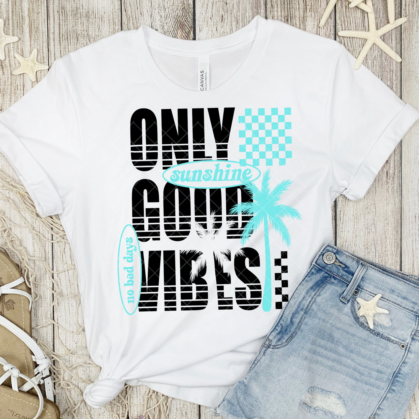 Only Good Vibes DTF Transfer