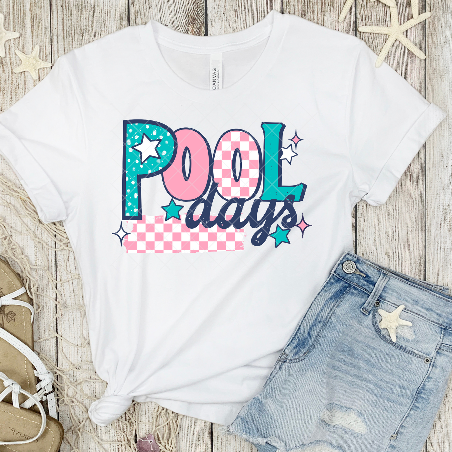 Pool Days Cute DTF Transfer