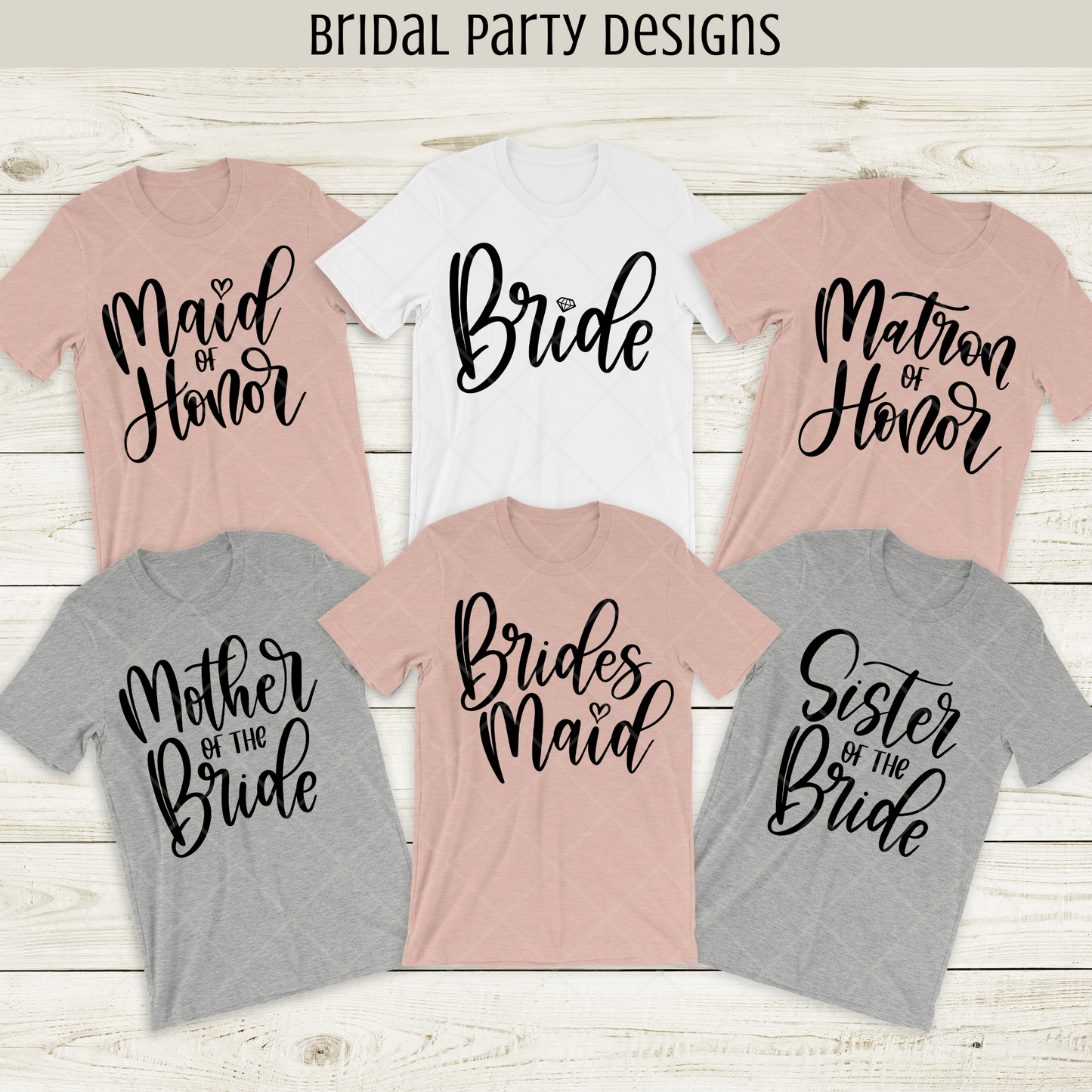 Bridal Party DTF Transfer