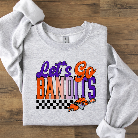 Lets Go Bandits DTF Transfer