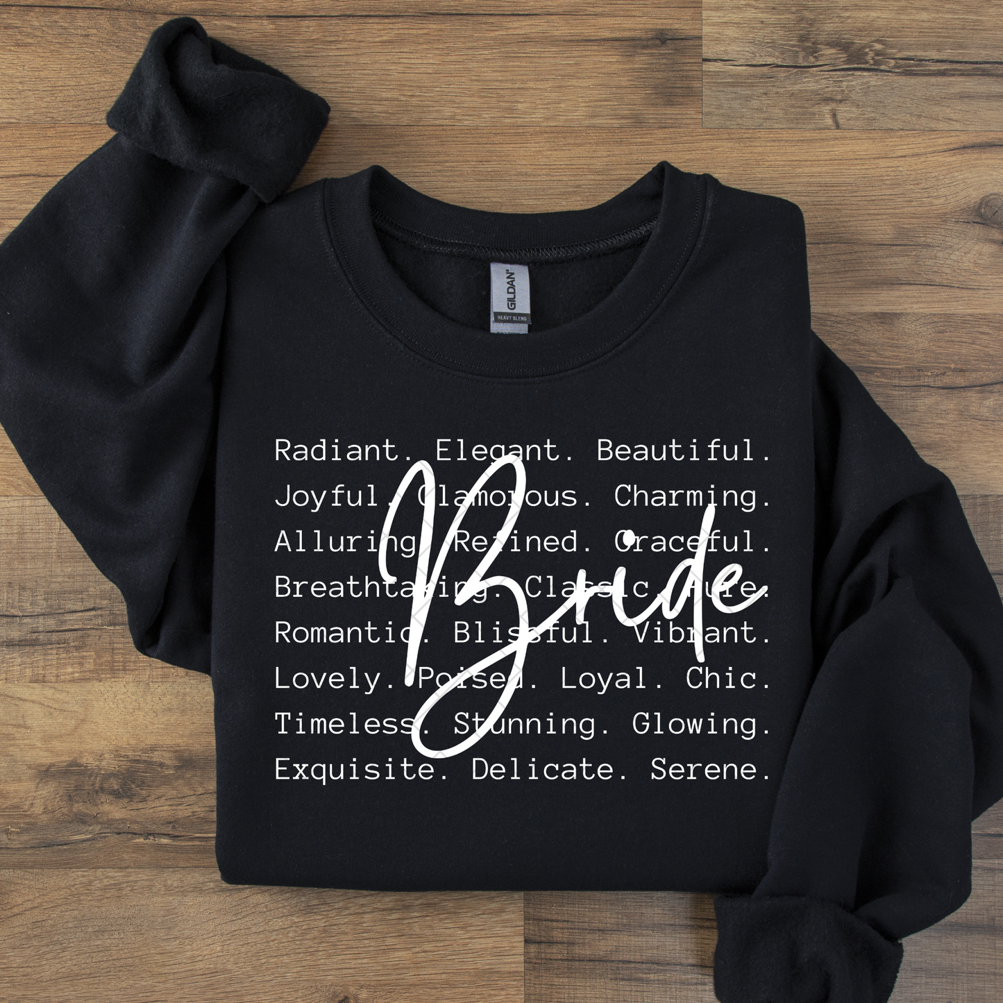 Bride Typography DTF Transfer