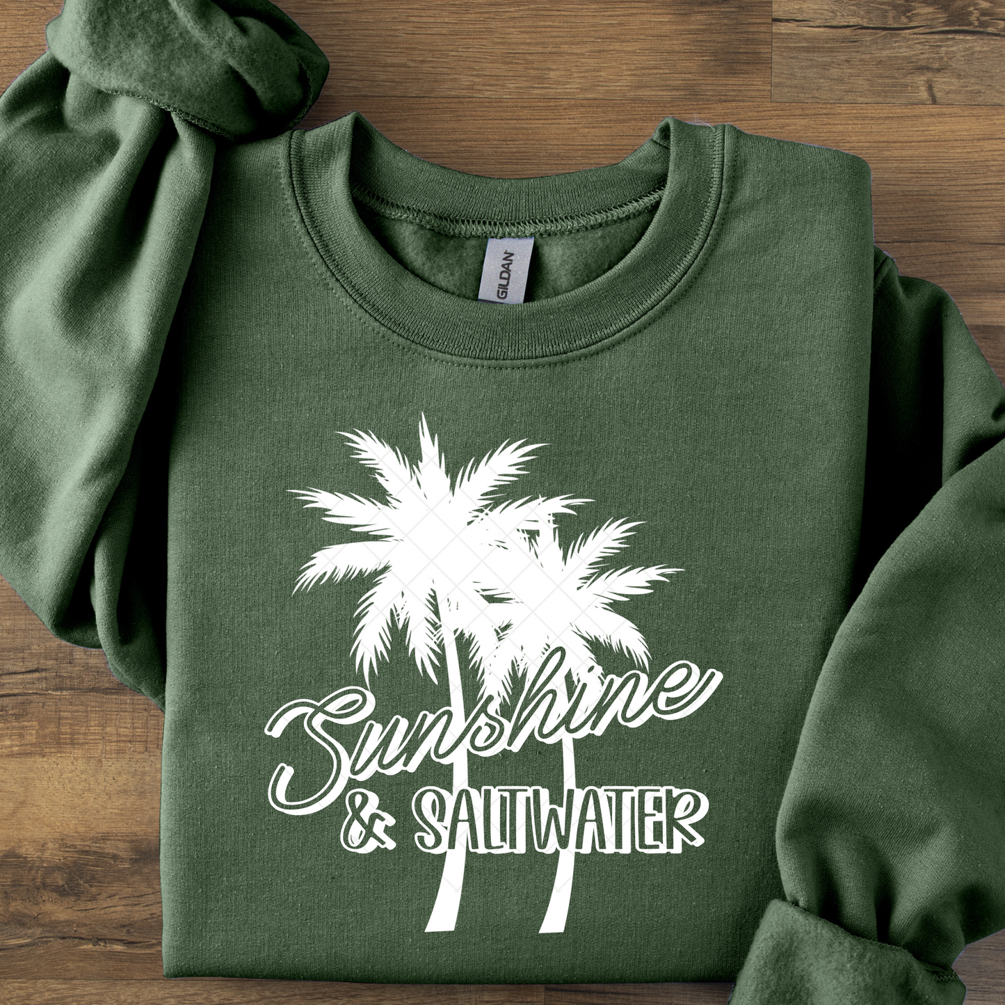 Sunshine and Saltwater Palm Trees DTF Transfers
