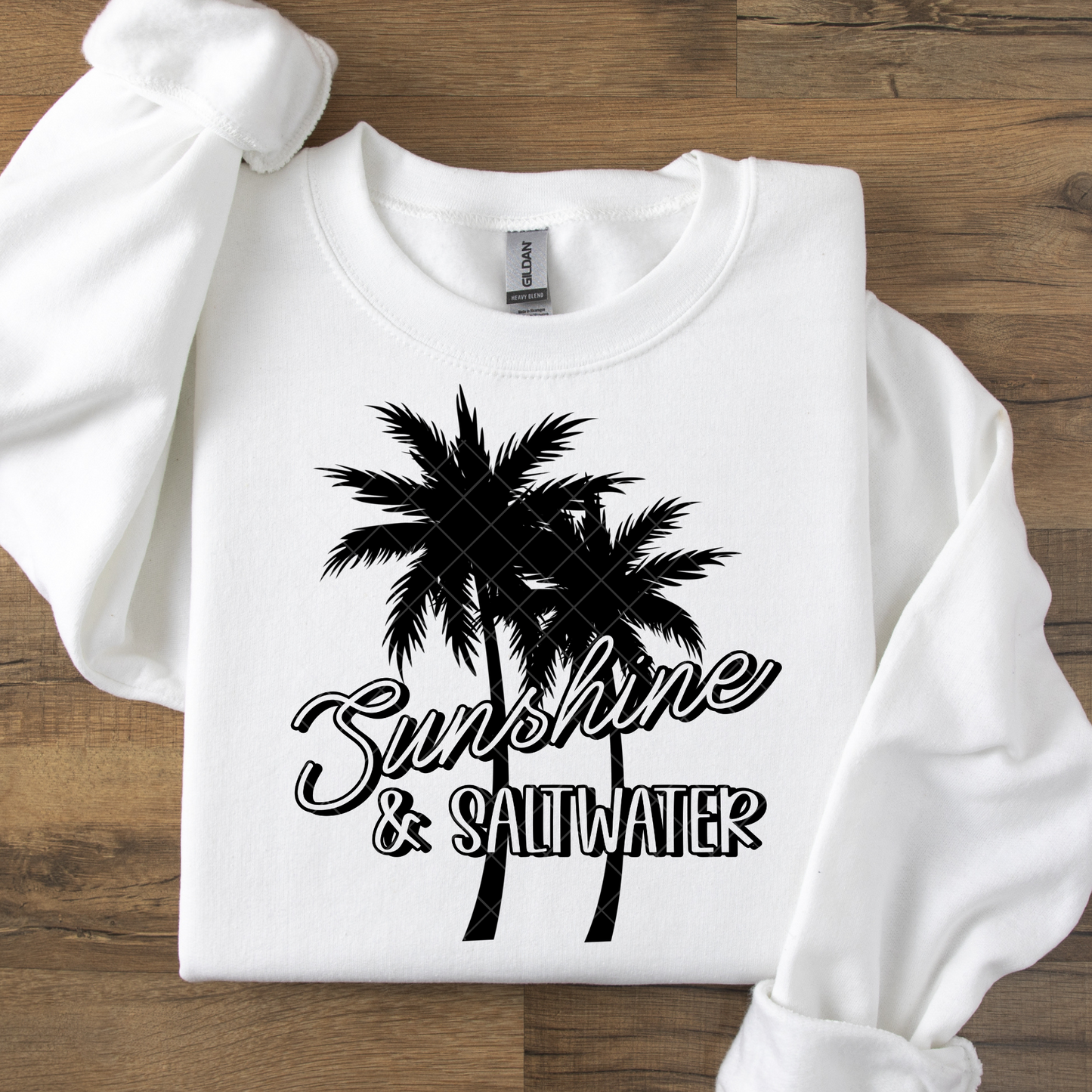 Sunshine and Saltwater Palm Trees DTF Transfers