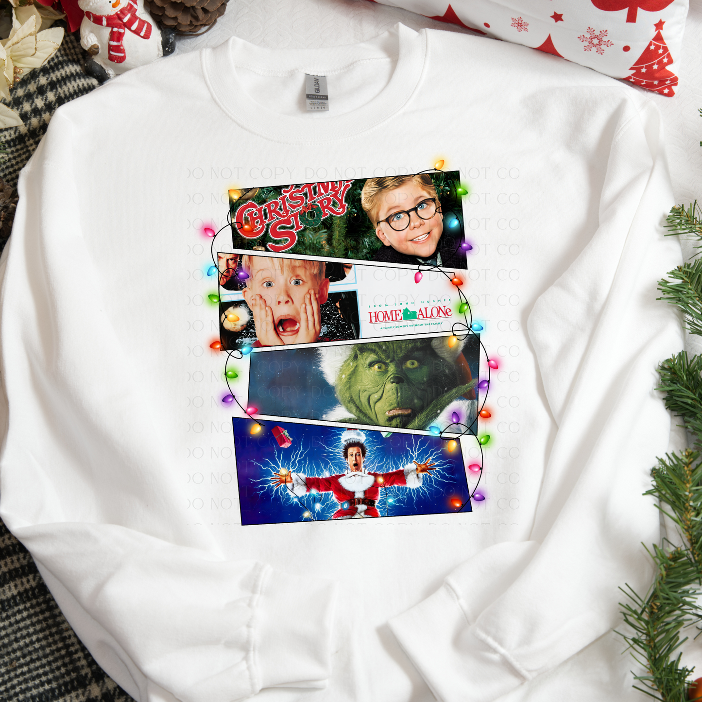 Christmas Movies DTF Transfer